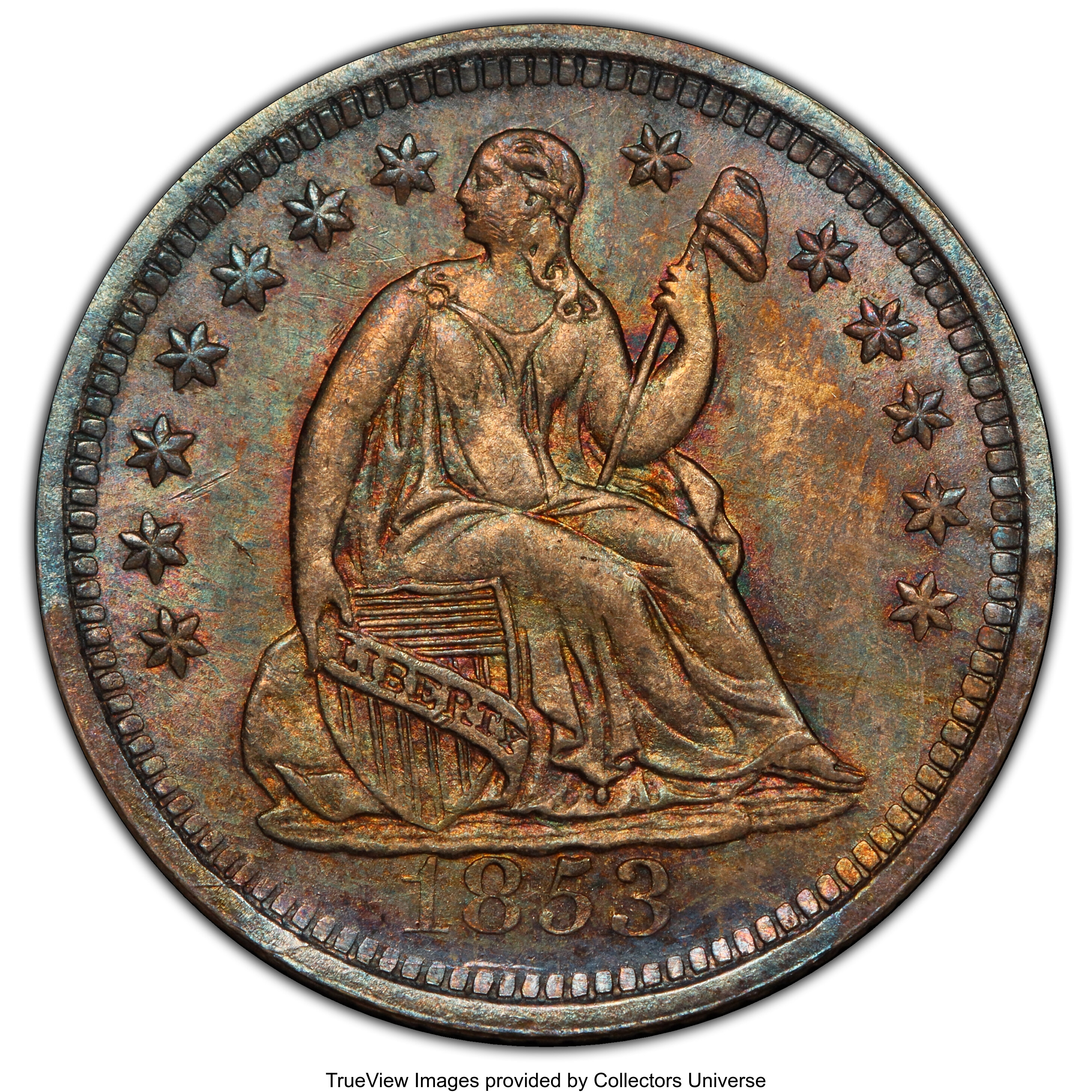1853-O H10c No Arrows MS65 thumbnail 3
