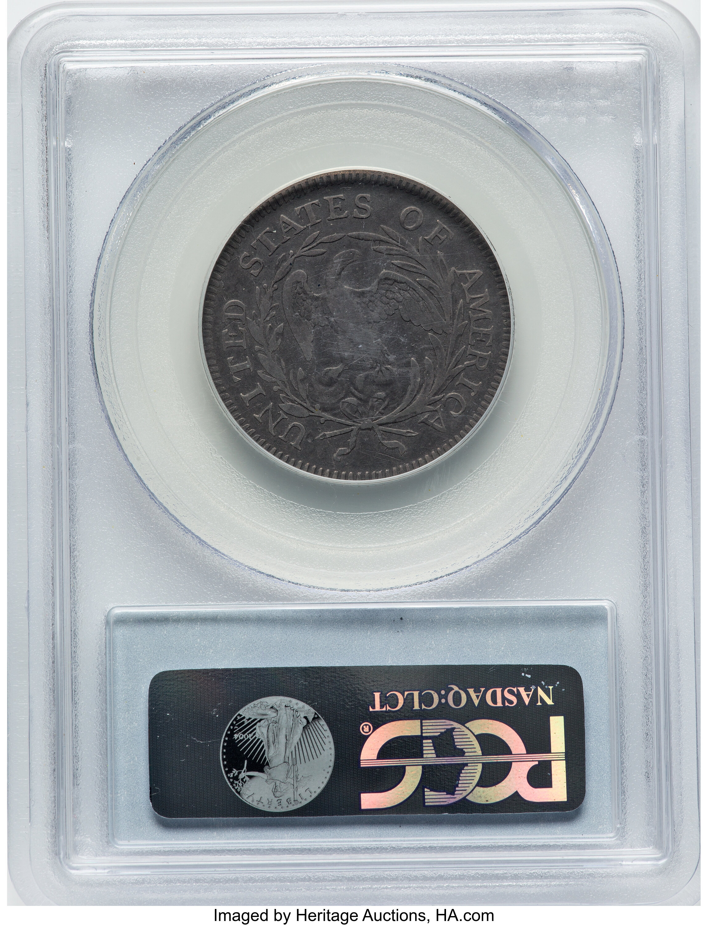 Draped Bust Quarter 25c Small Eagle, 1796 [Type] VF25 thumbnail 2