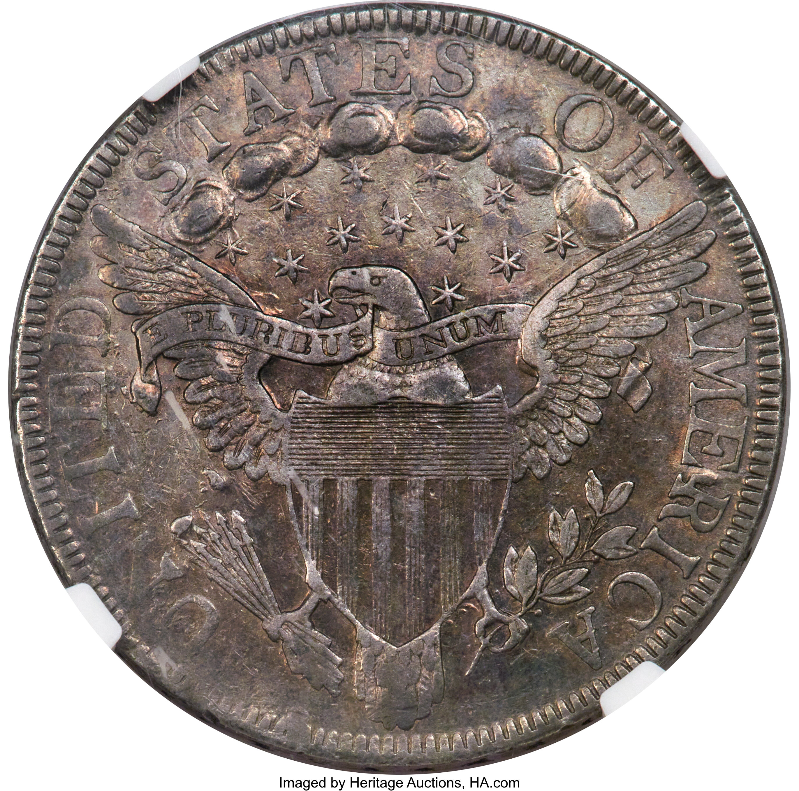 1801 50c O-101 AU53 CAC thumbnail 8