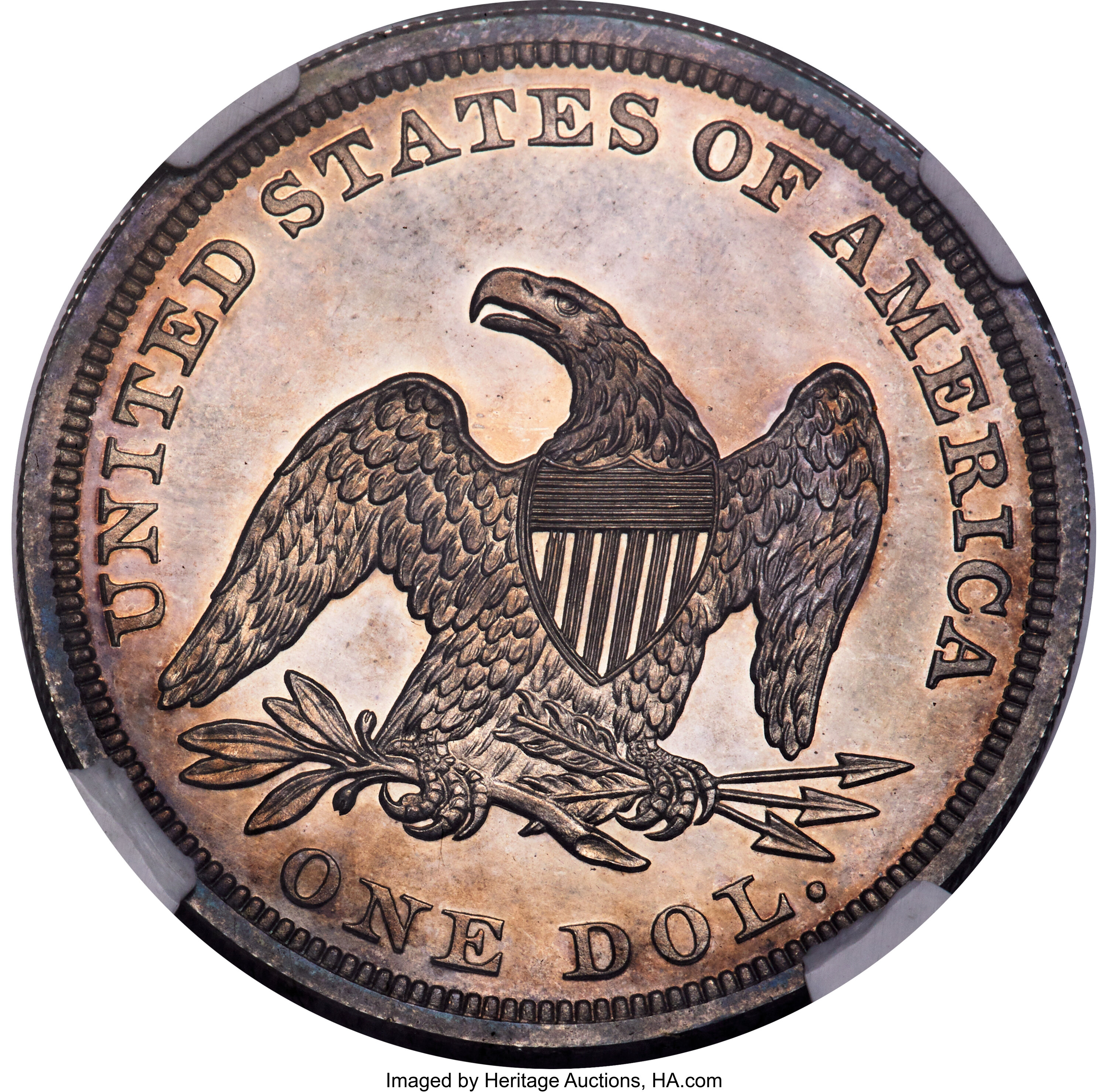 1851 $1  Restrike AU58 CAC thumbnail 23