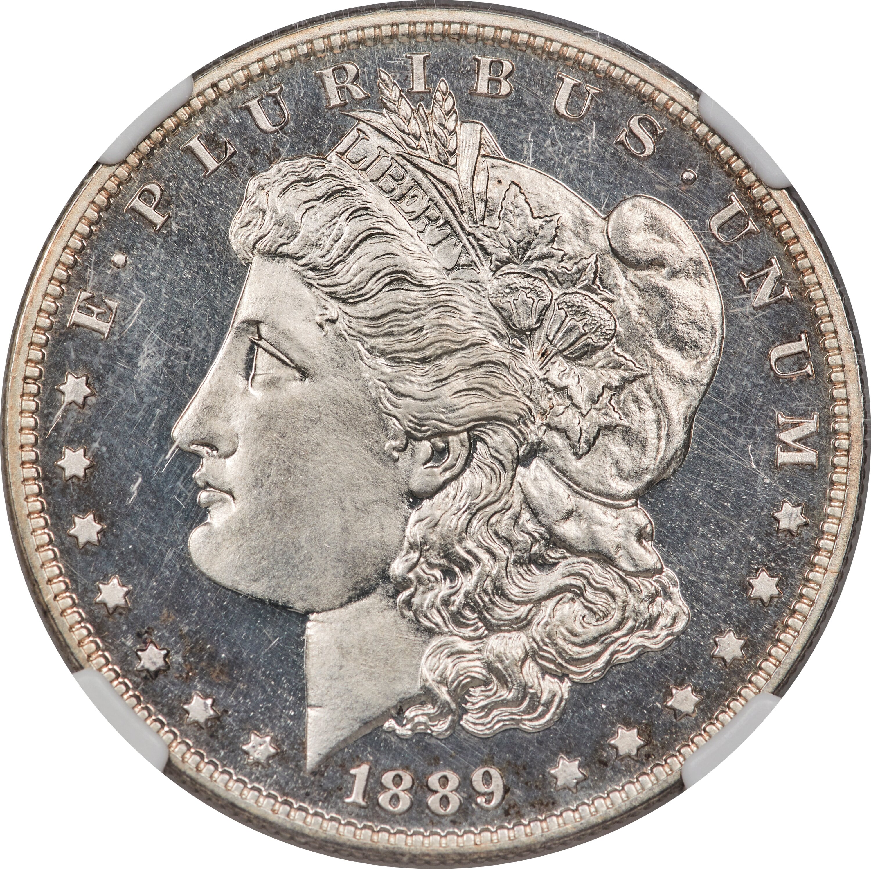 1889 $1 PR66+ Cameo NGC. CAC....