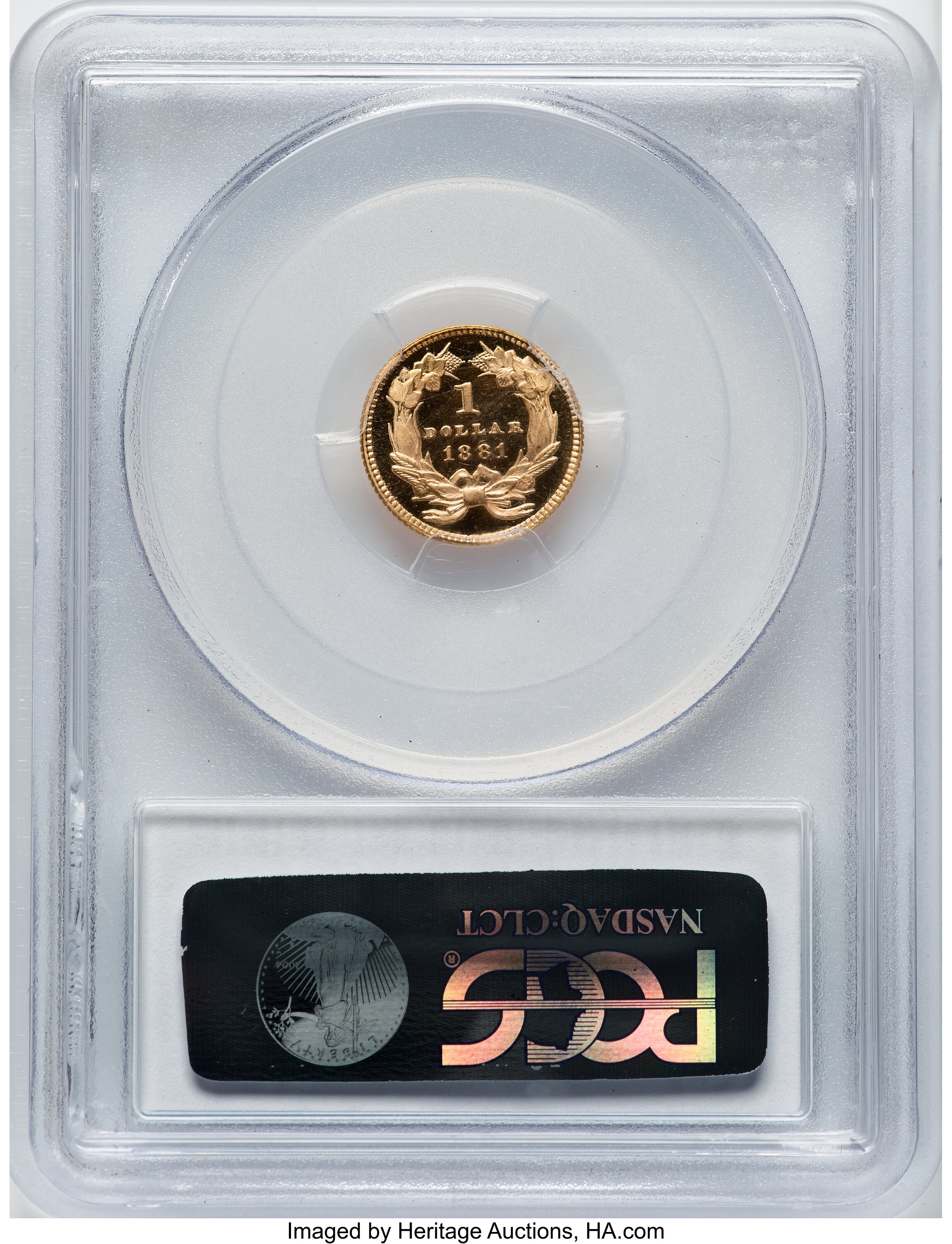 1881 G$1 PR DCAM PR66 DCAM CAC thumbnail 2