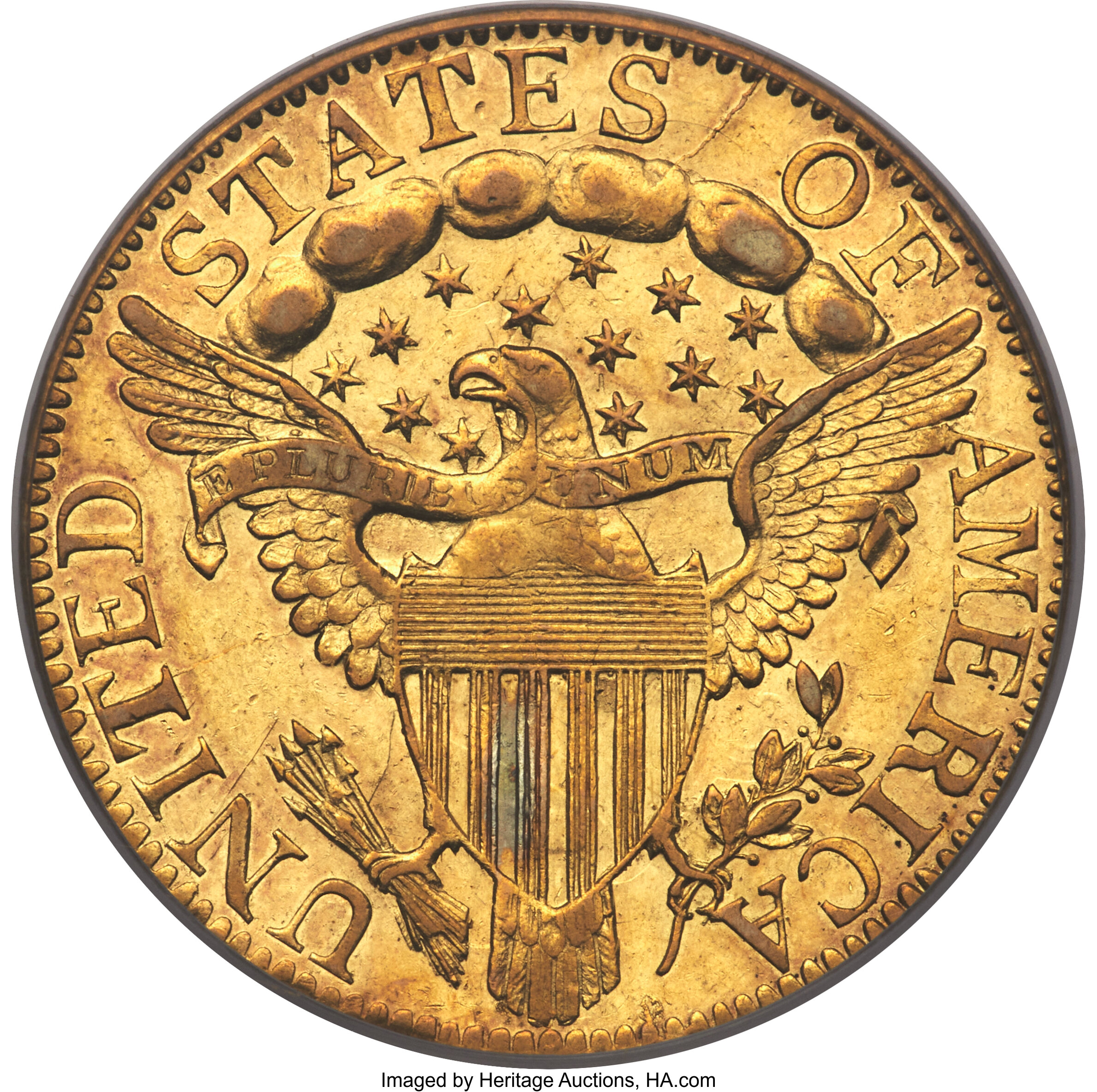 1799 $5  Small Stars Reverse, BD-1 MS62 thumbnail 8