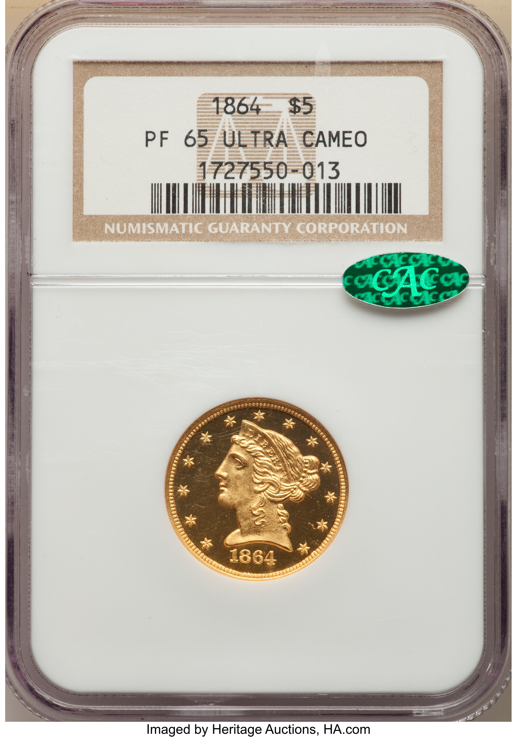 1864 $5  PR DCAM thumbnail 10