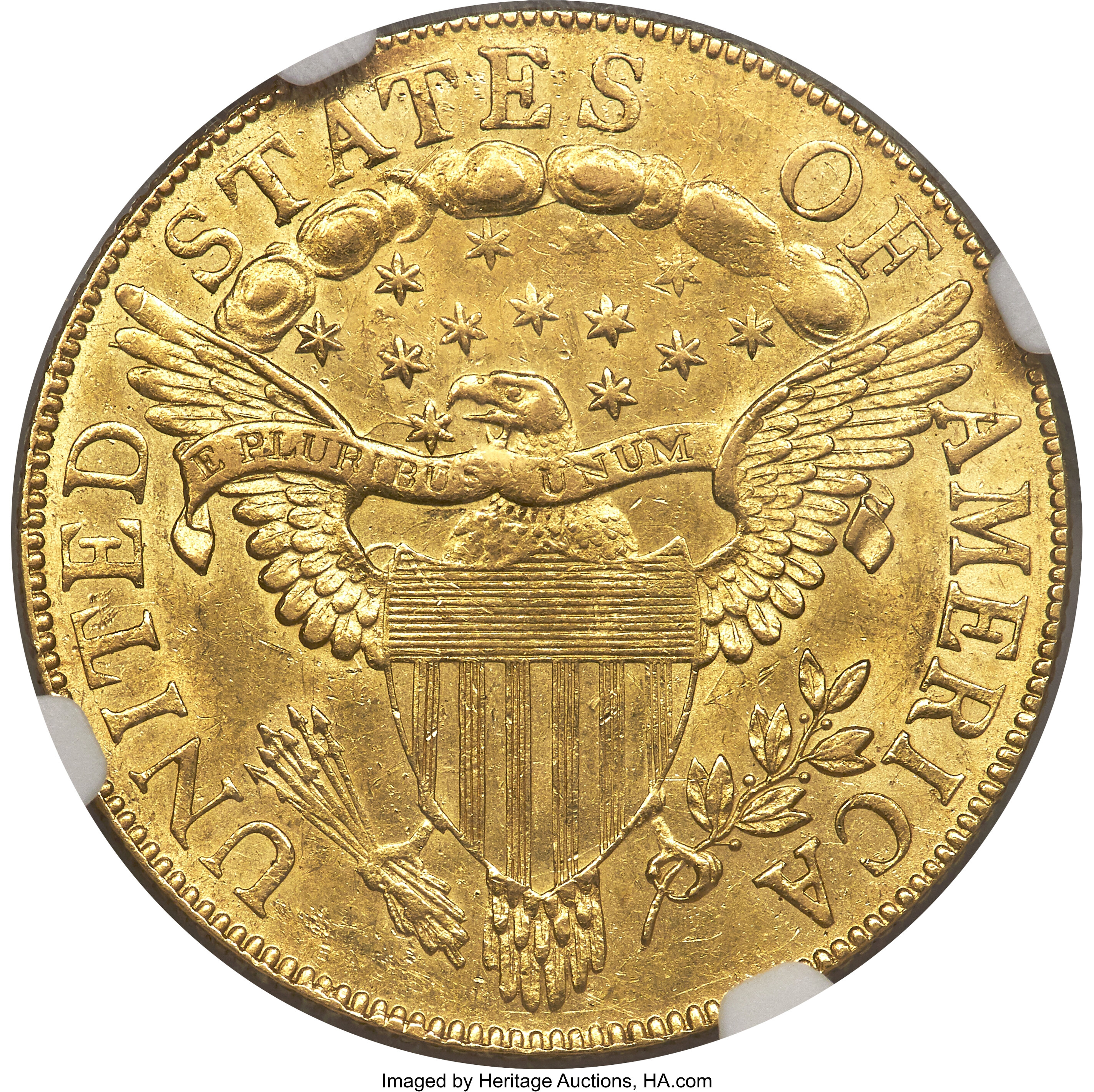 1803 $10  Small Stars Reverse, BD-3 MS61 thumbnail 3
