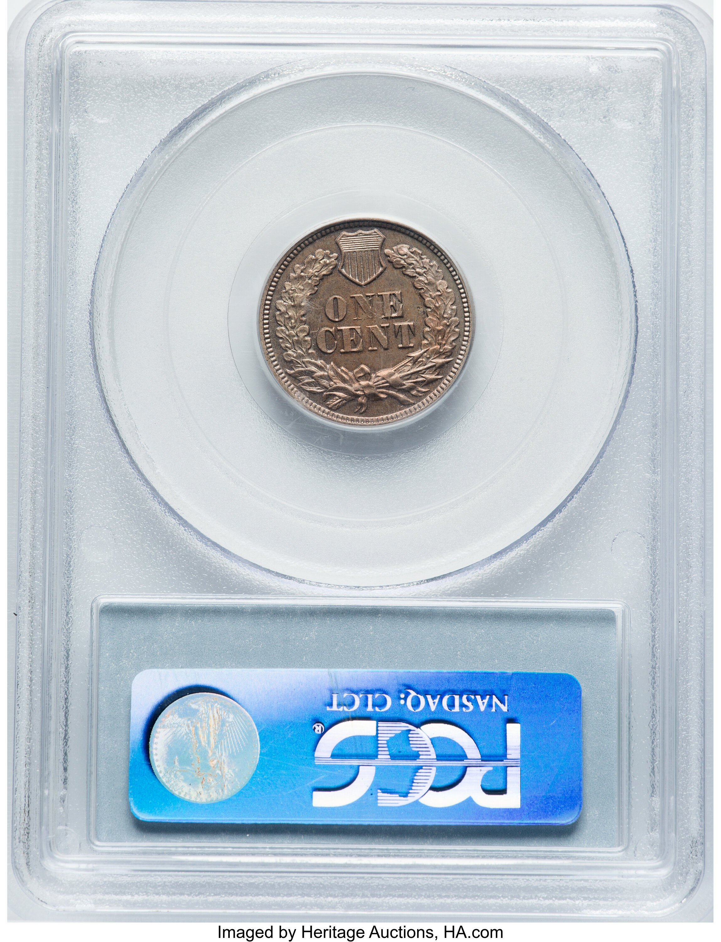 1863 P1c Copper-Nickel, J-302 PR65 CAC thumbnail 2