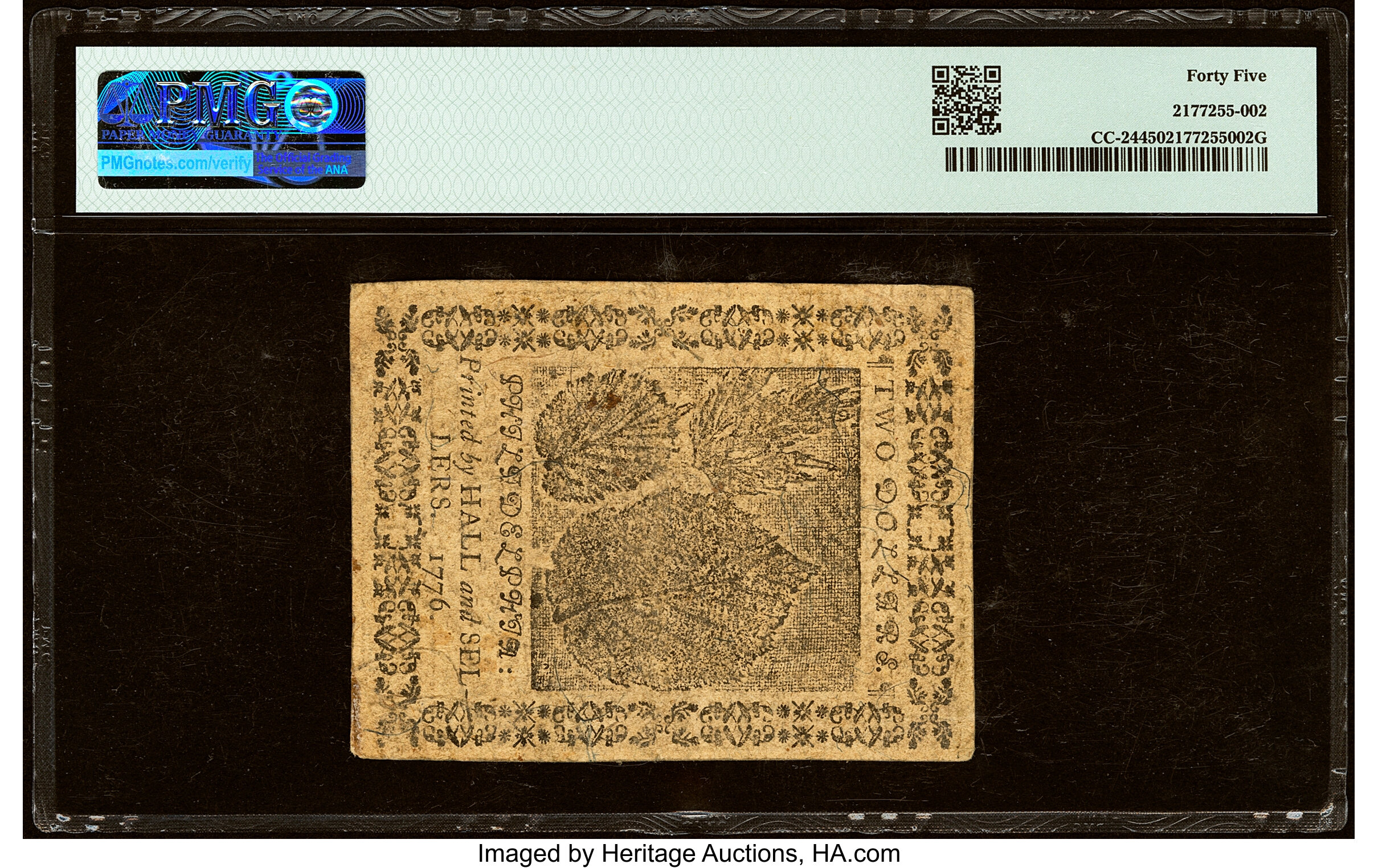 Feb 17, 1776 $2  Continental Congress (Fr. CC24) CU60 thumbnail 19