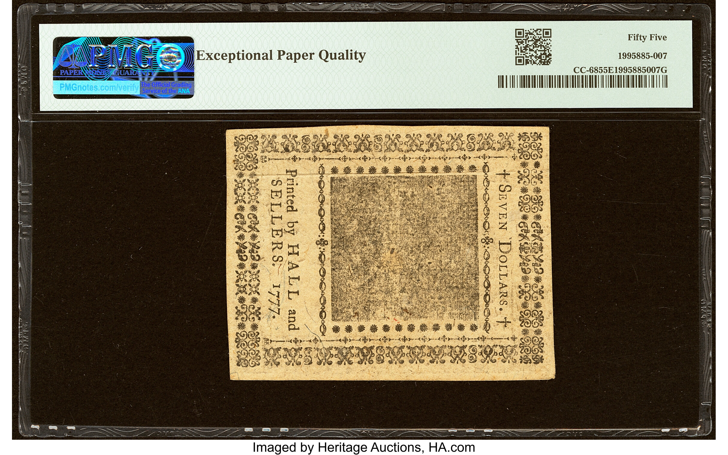 May 20, 1777 $7  Continental Congress (Fr. CC68) thumbnail 16