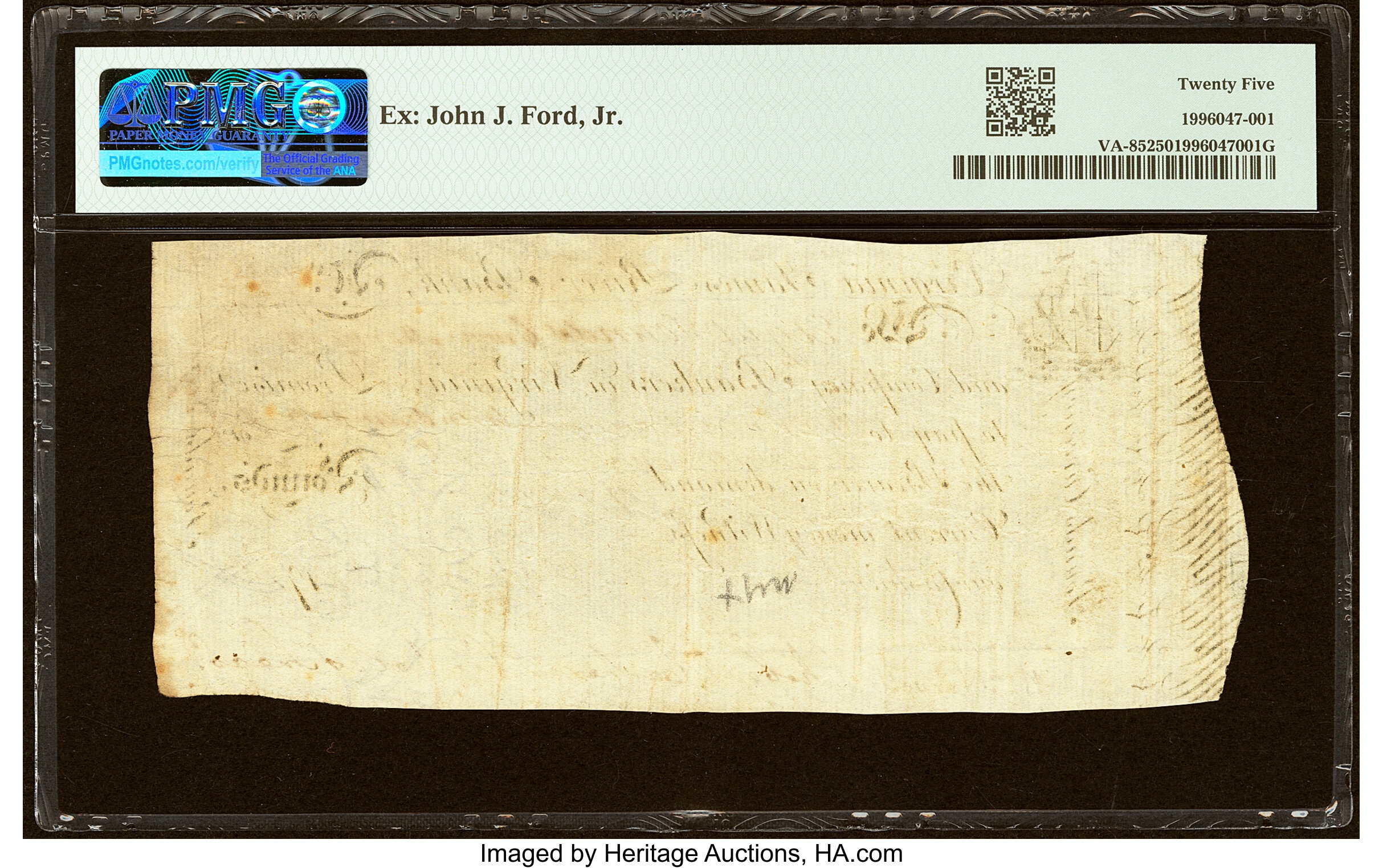 Sep 1, 1775 £8 Virginia (Fr. VA85) thumbnail 13