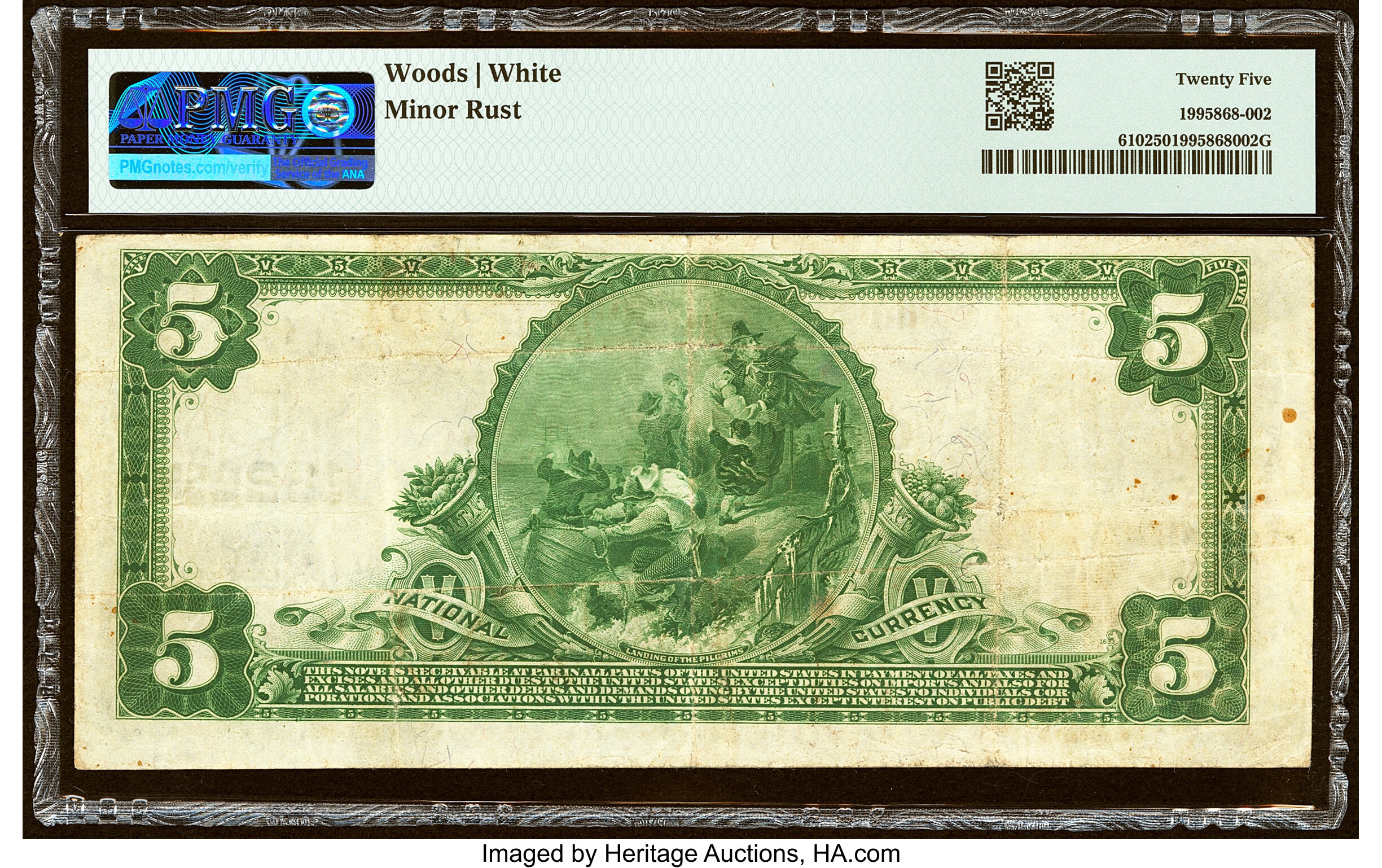 1902 $5  3rd Charter Period, 3rd Issue, Plain Back (Fr. 610) thumbnail 17