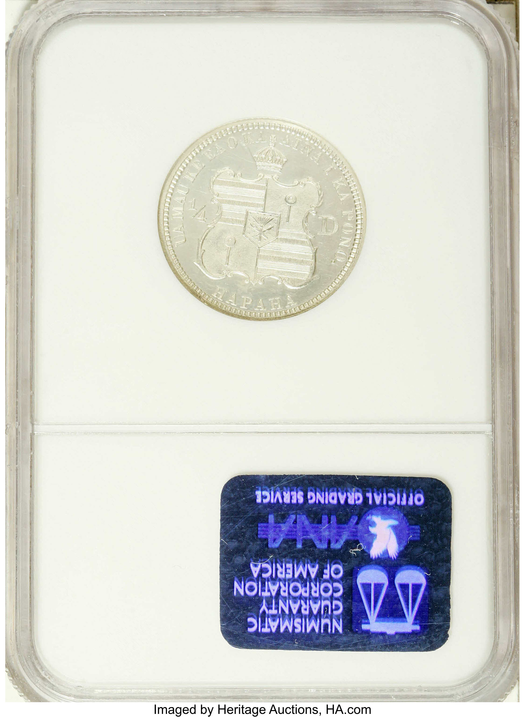 1883 25c Hawaii PR63 thumbnail 2