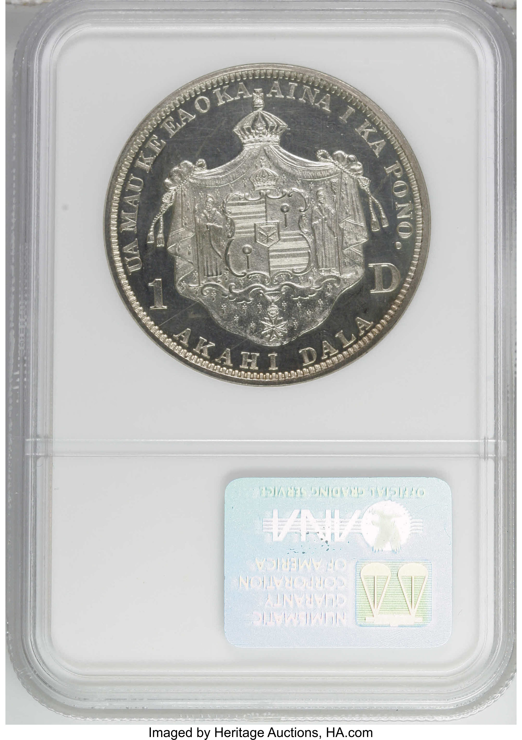 1883 $1  Hawaii PR63 thumbnail 6