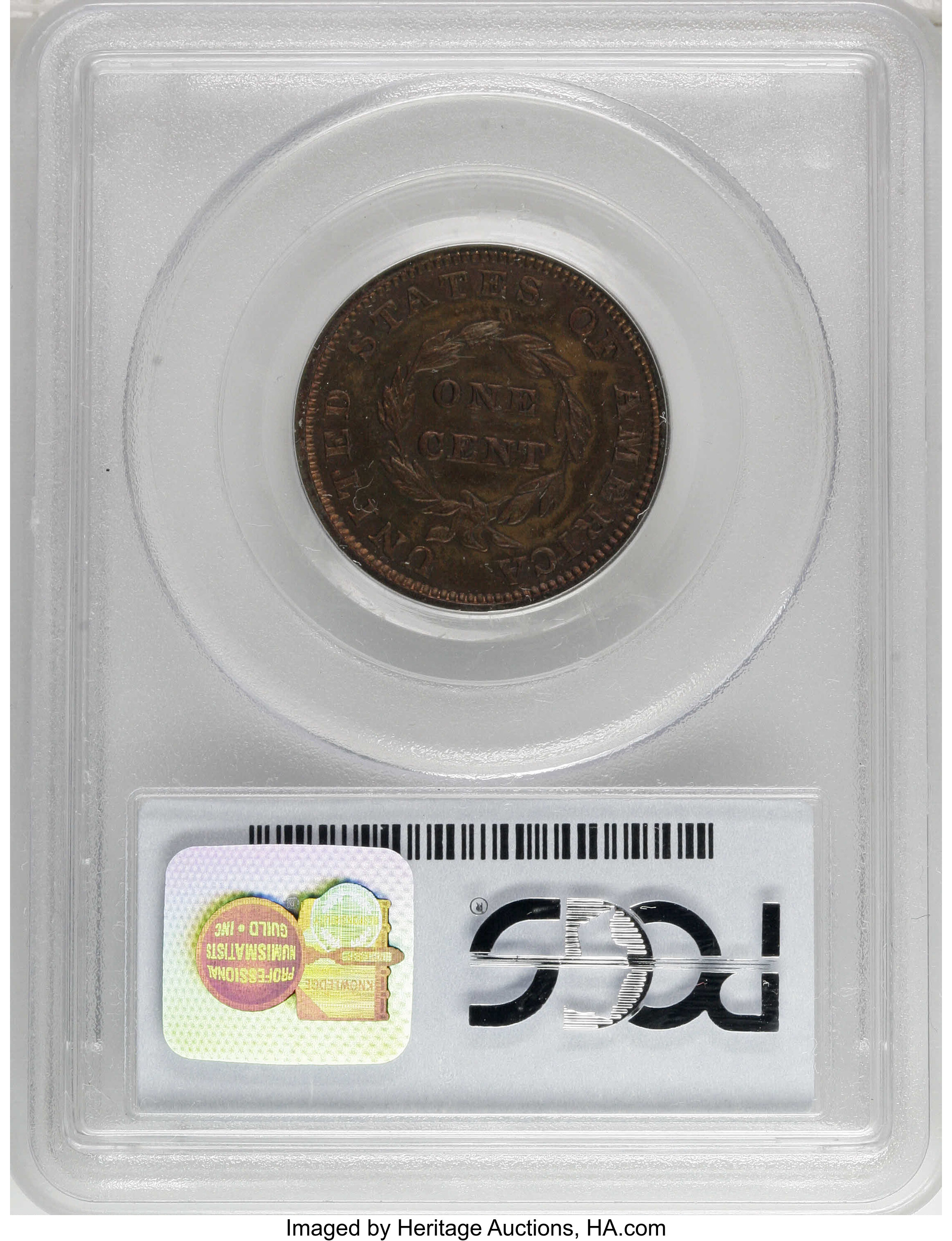 1854 P1c Original, Bronze, J-161 PR RB thumbnail 4