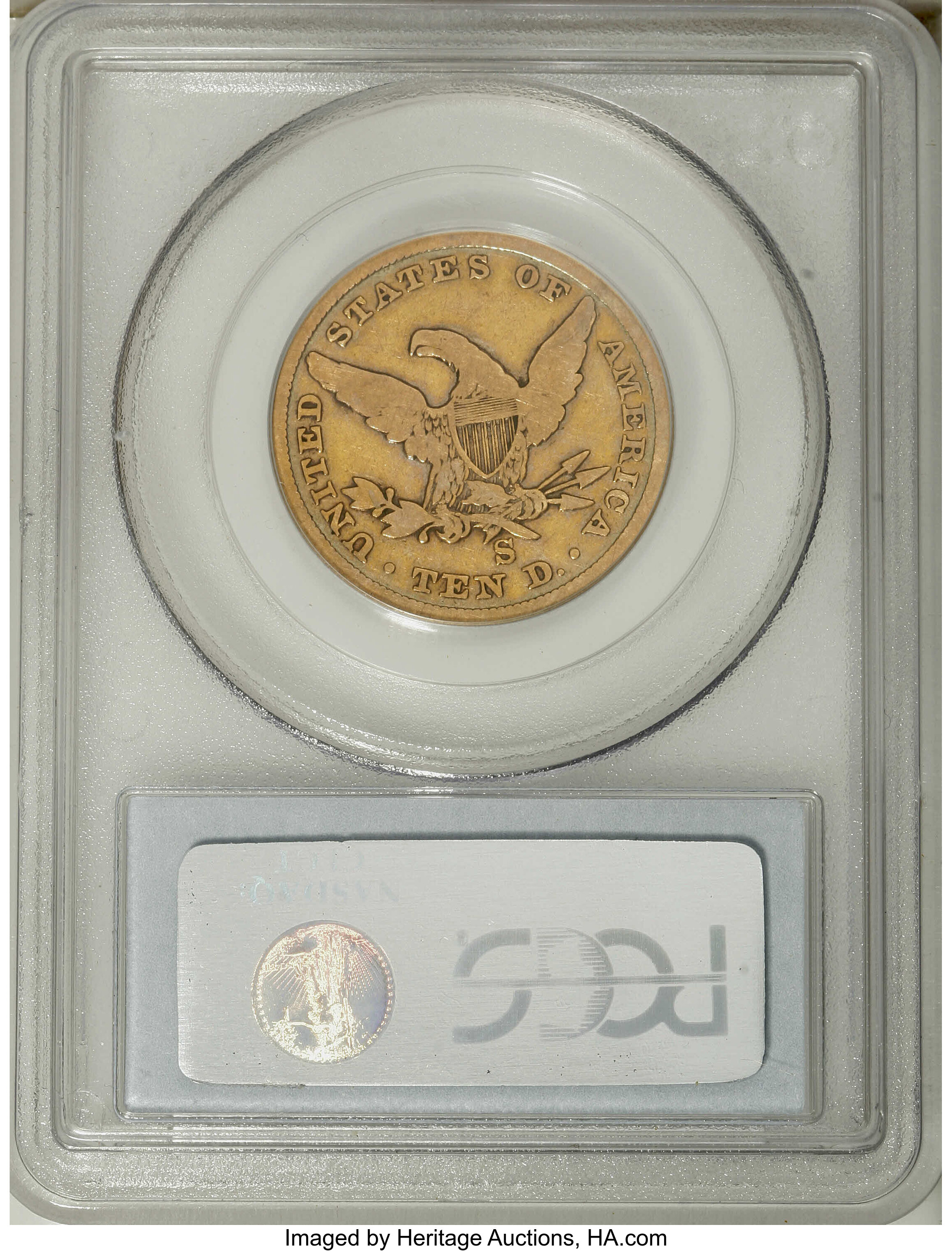 1859-S $10 VG8 thumbnail 4