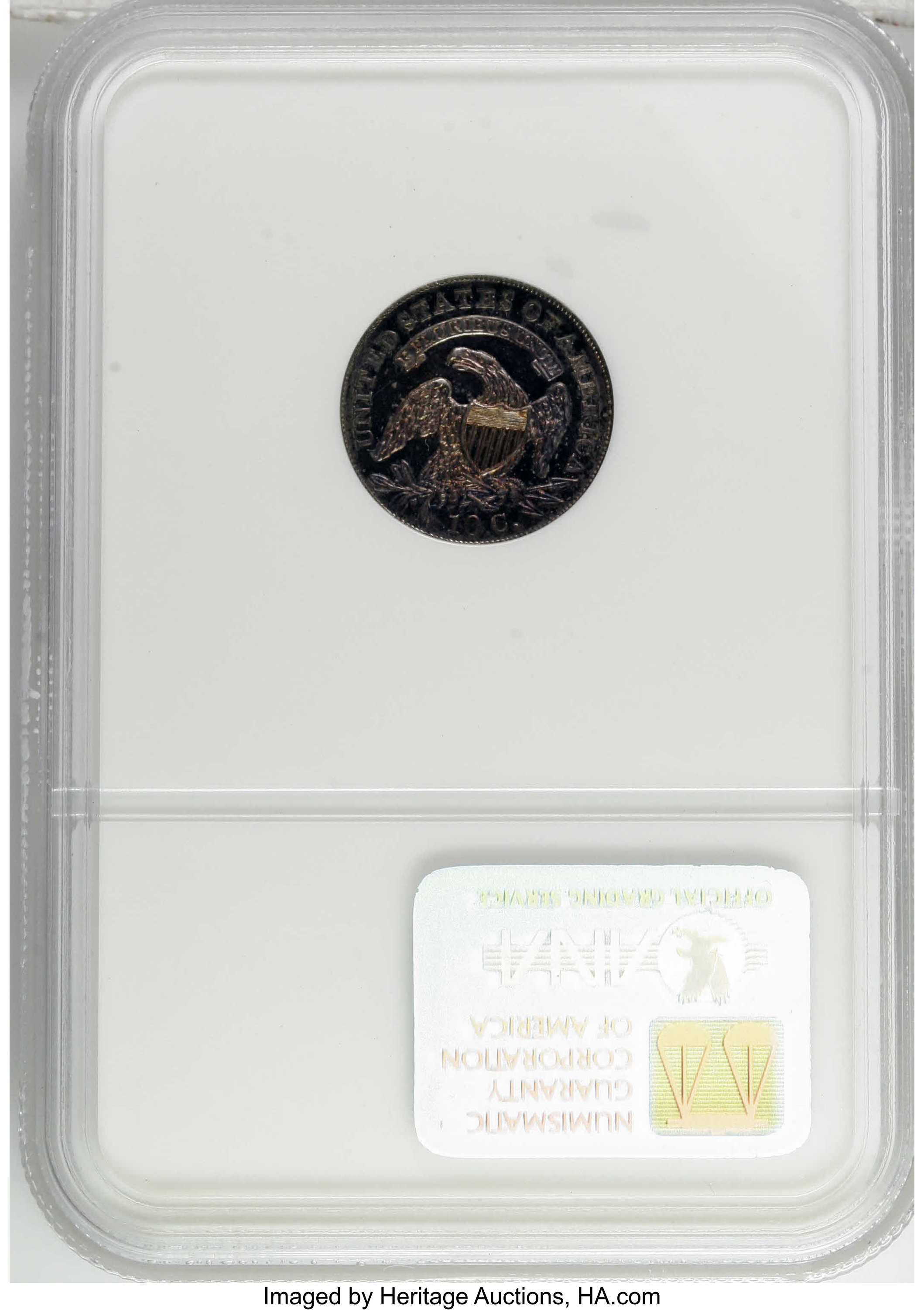 1835 10c Fancy 8, Low 8, JR-1 PR thumbnail 13