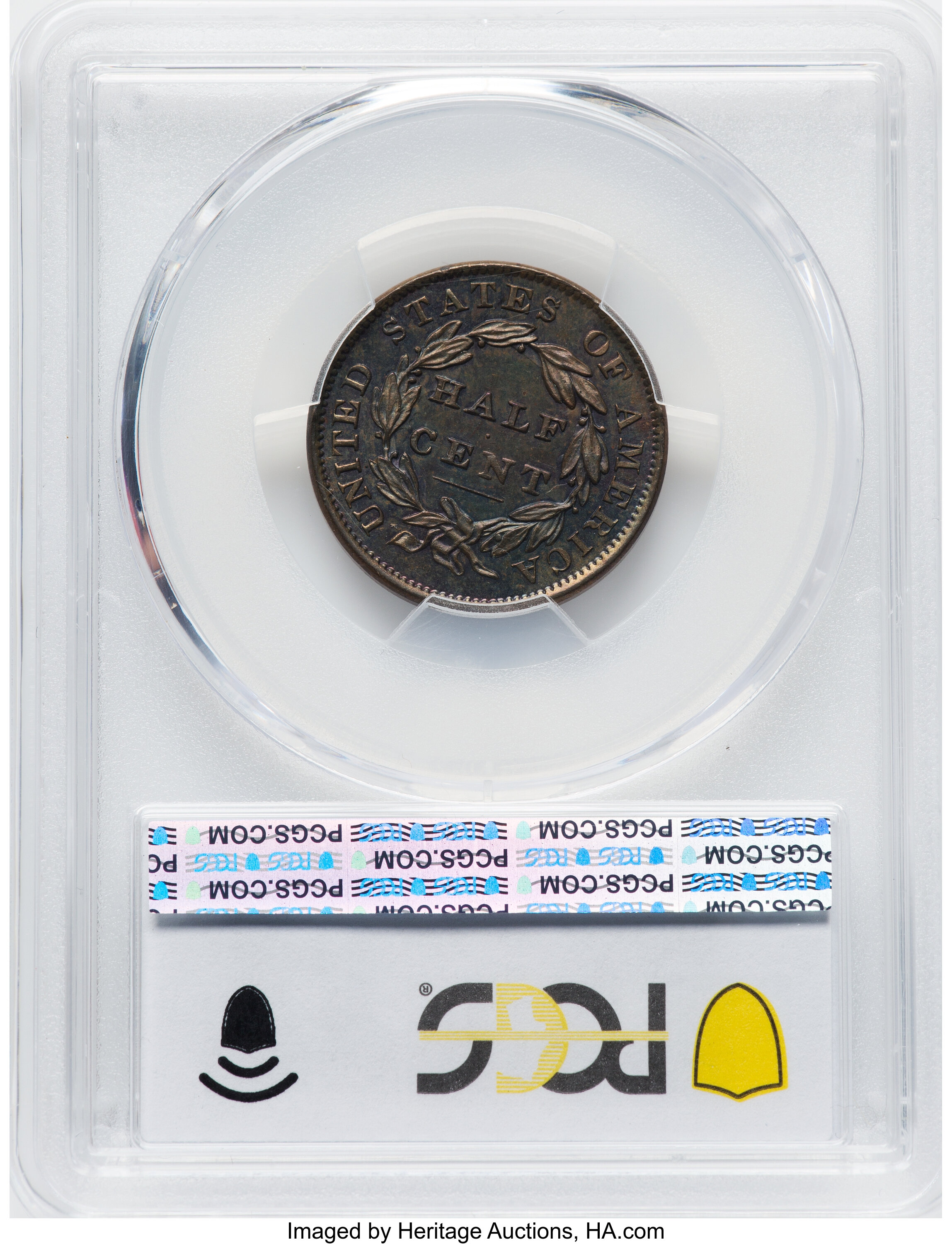 1833 1/2c PR BN PR64 BN thumbnail 2