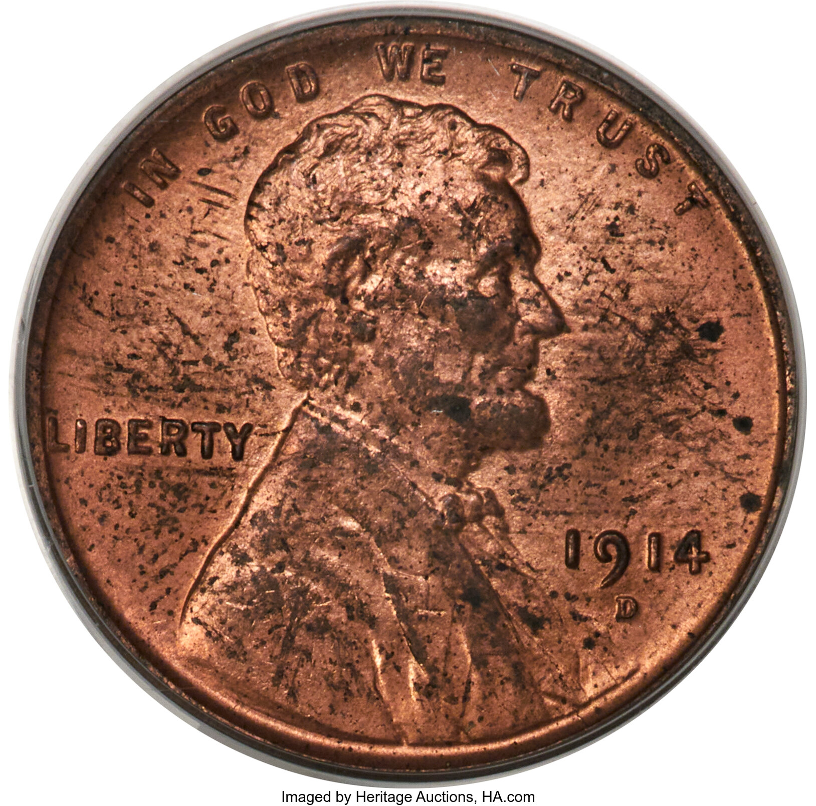 1914-D 1c MS RD MS62 RD thumbnail 2