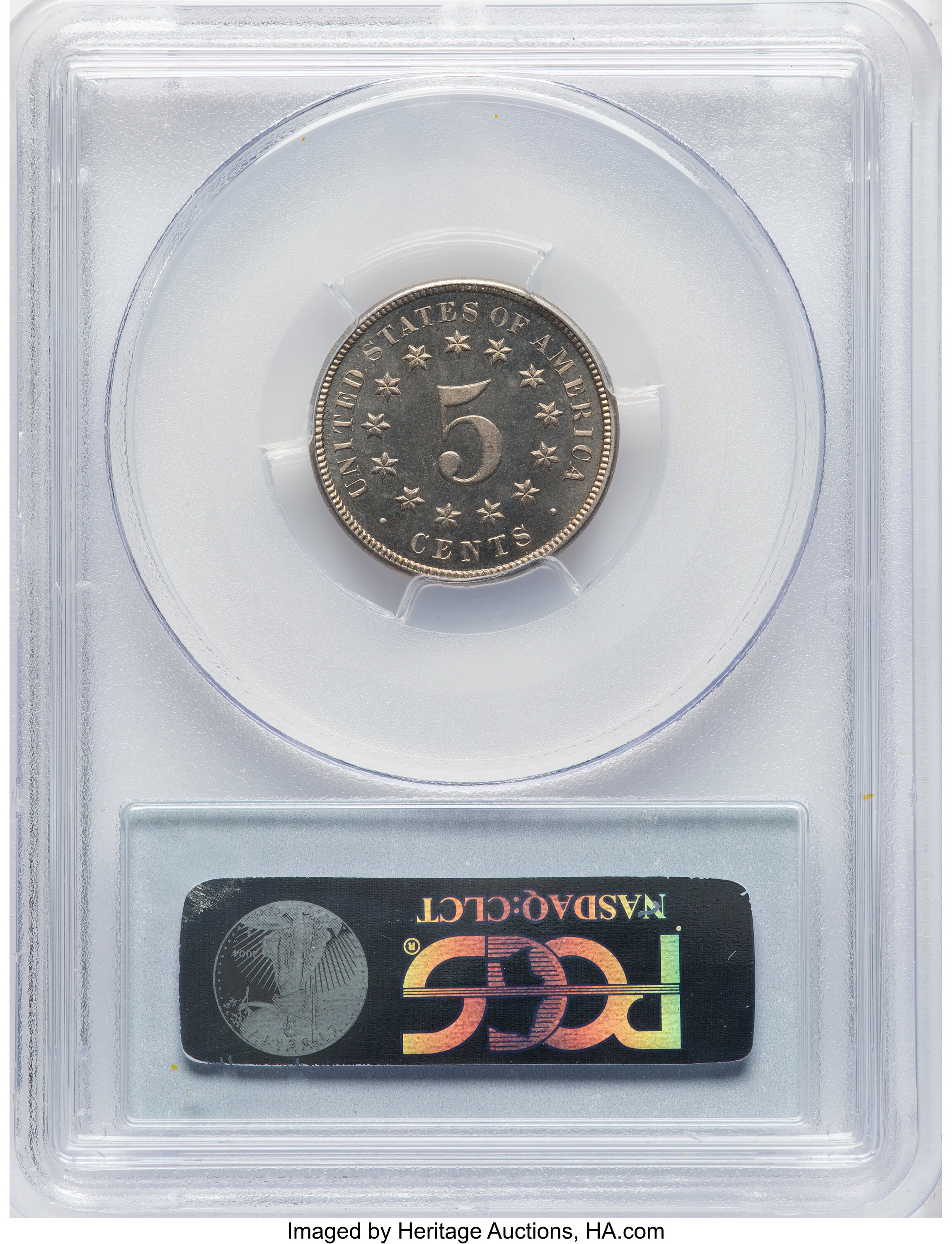 1880 5c PR CAM PR67 CAM CAC thumbnail 3