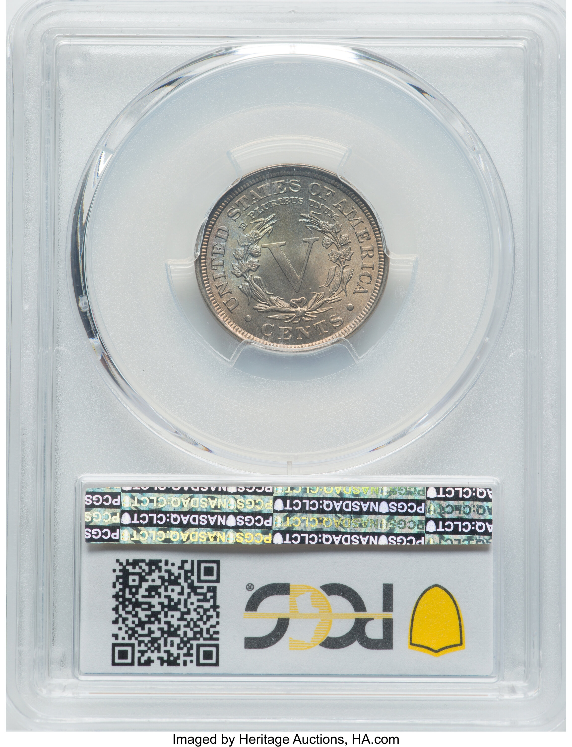 1899 5c MS67 CAC thumbnail 2
