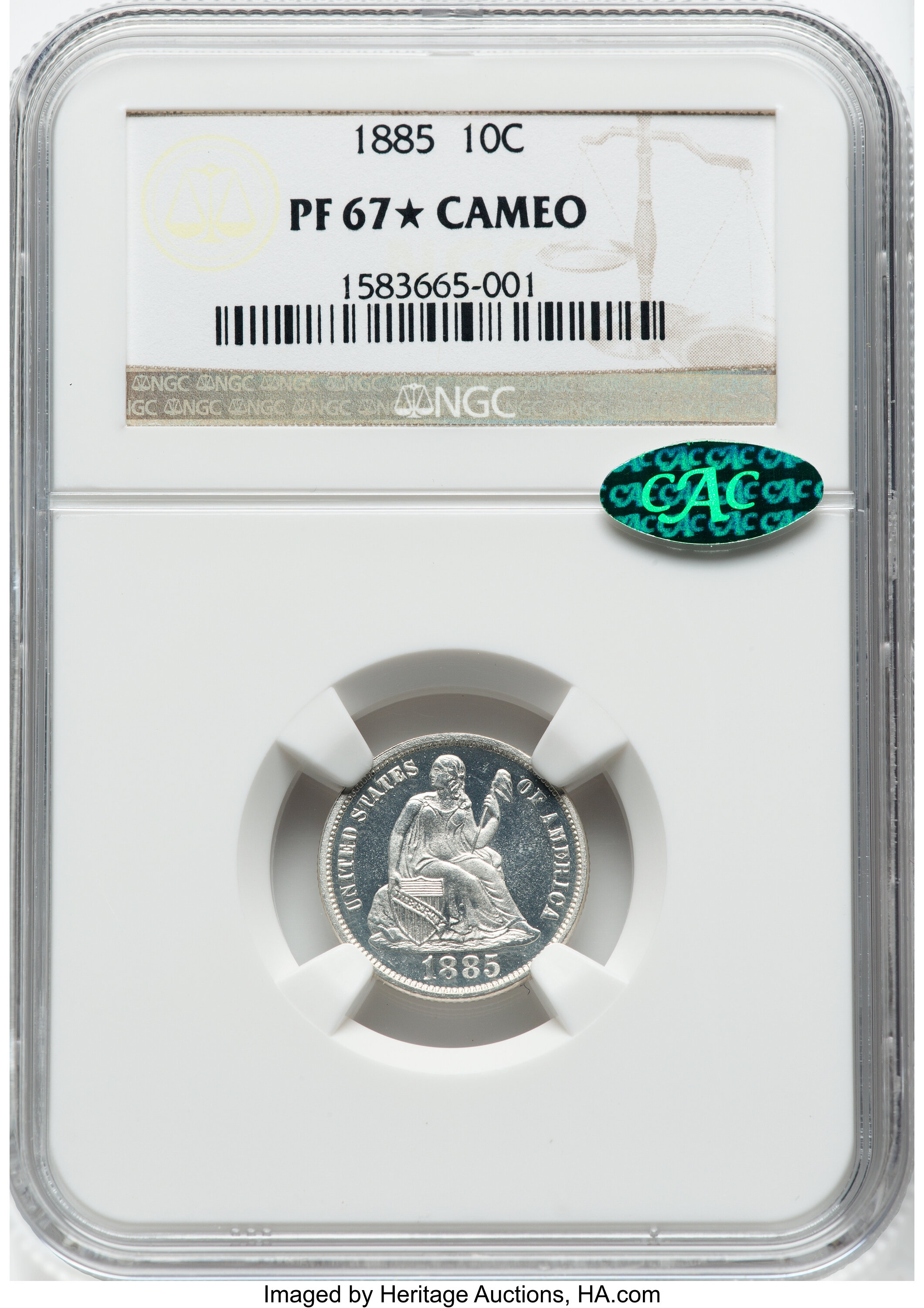 1885 10c PR CAM PR67 CAM thumbnail 14