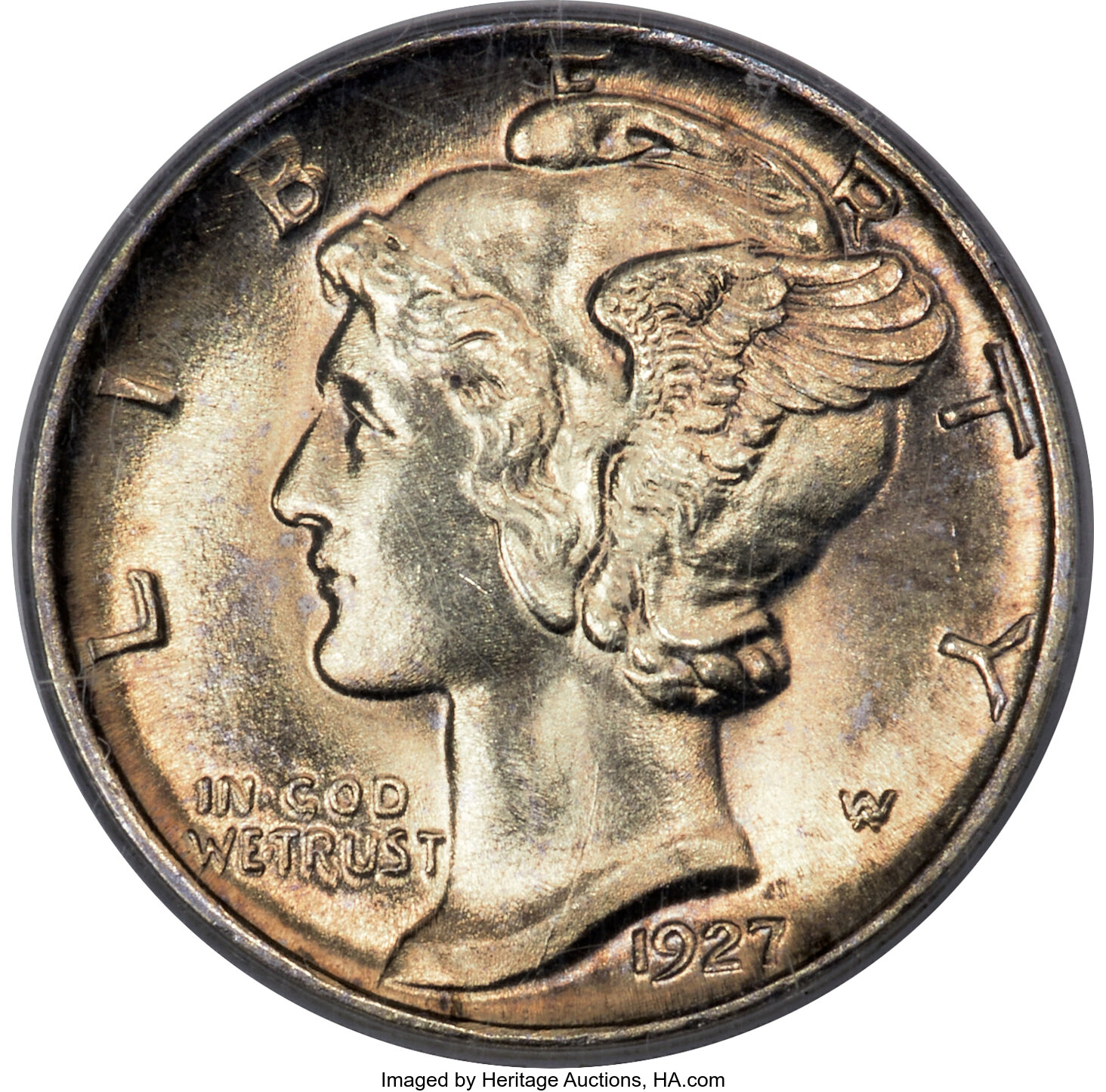 1927-D 10C MS65 Full Bands PCGS....