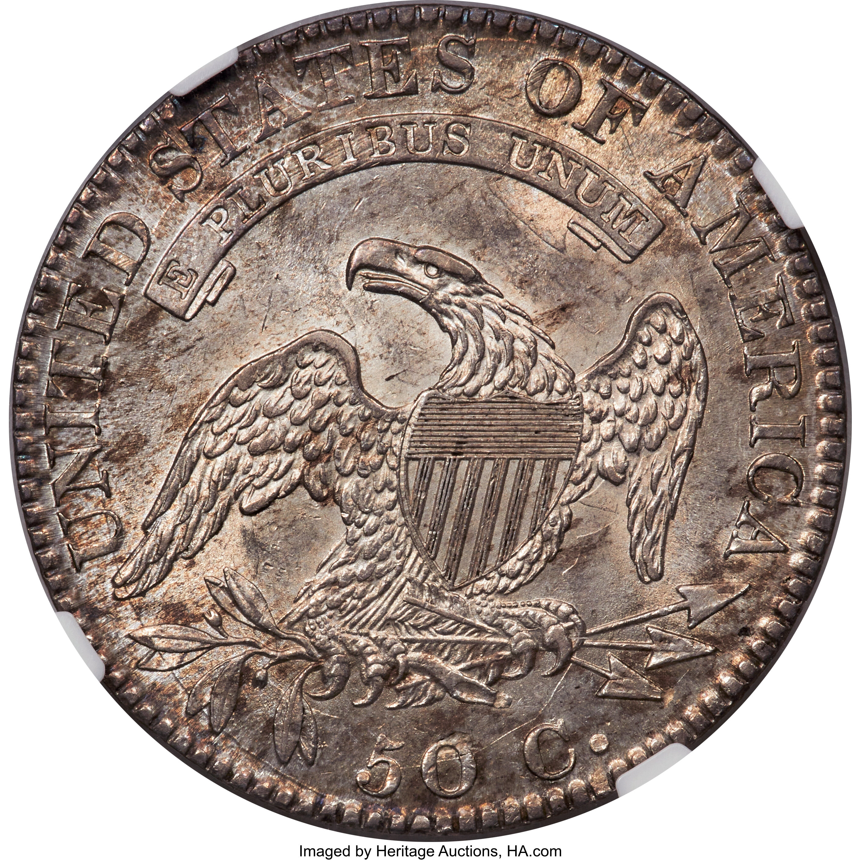 1823 50c O-107 MS65 thumbnail 10