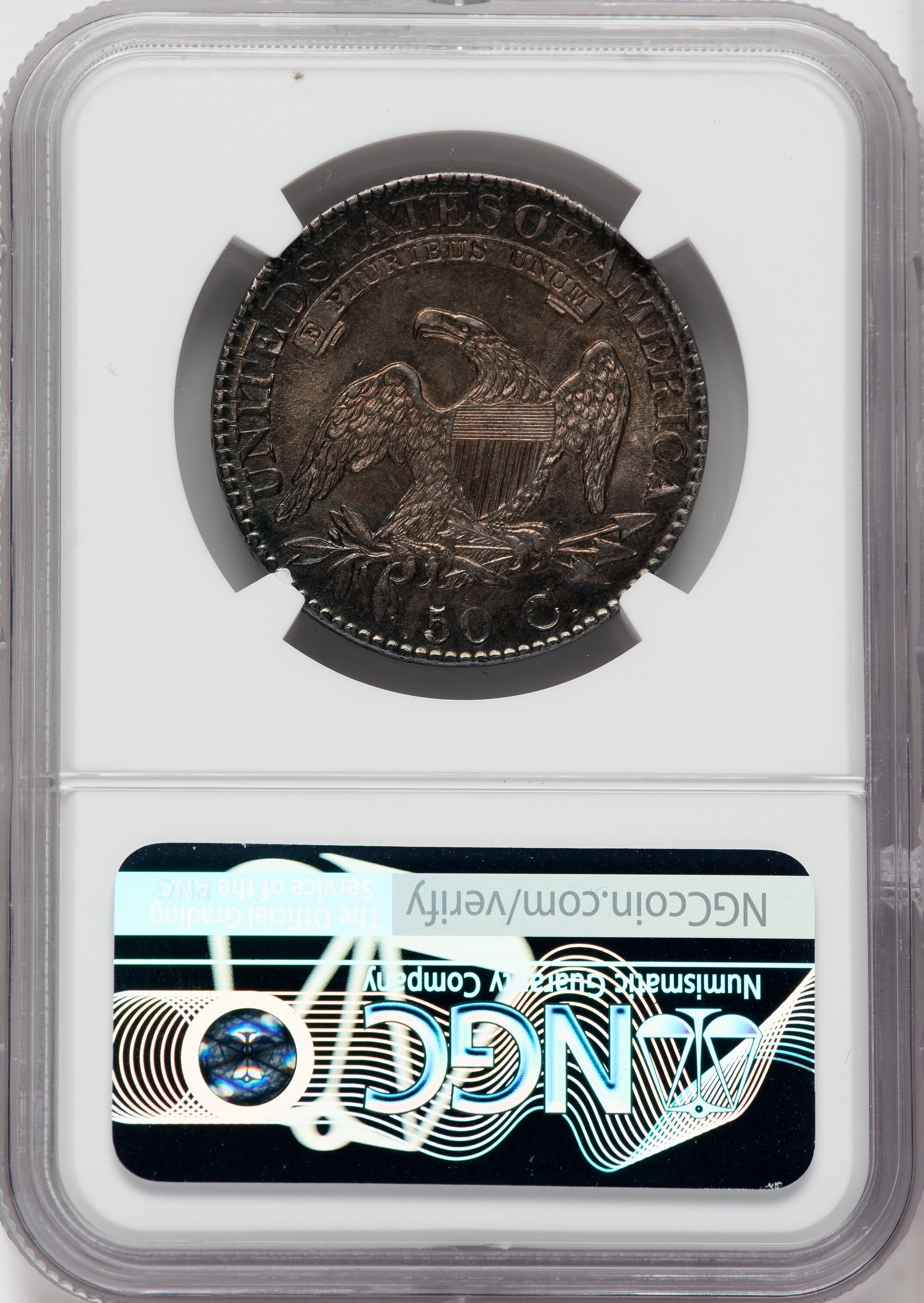 1824/4 50c Overdate, O-110 MS62 CAC thumbnail 13