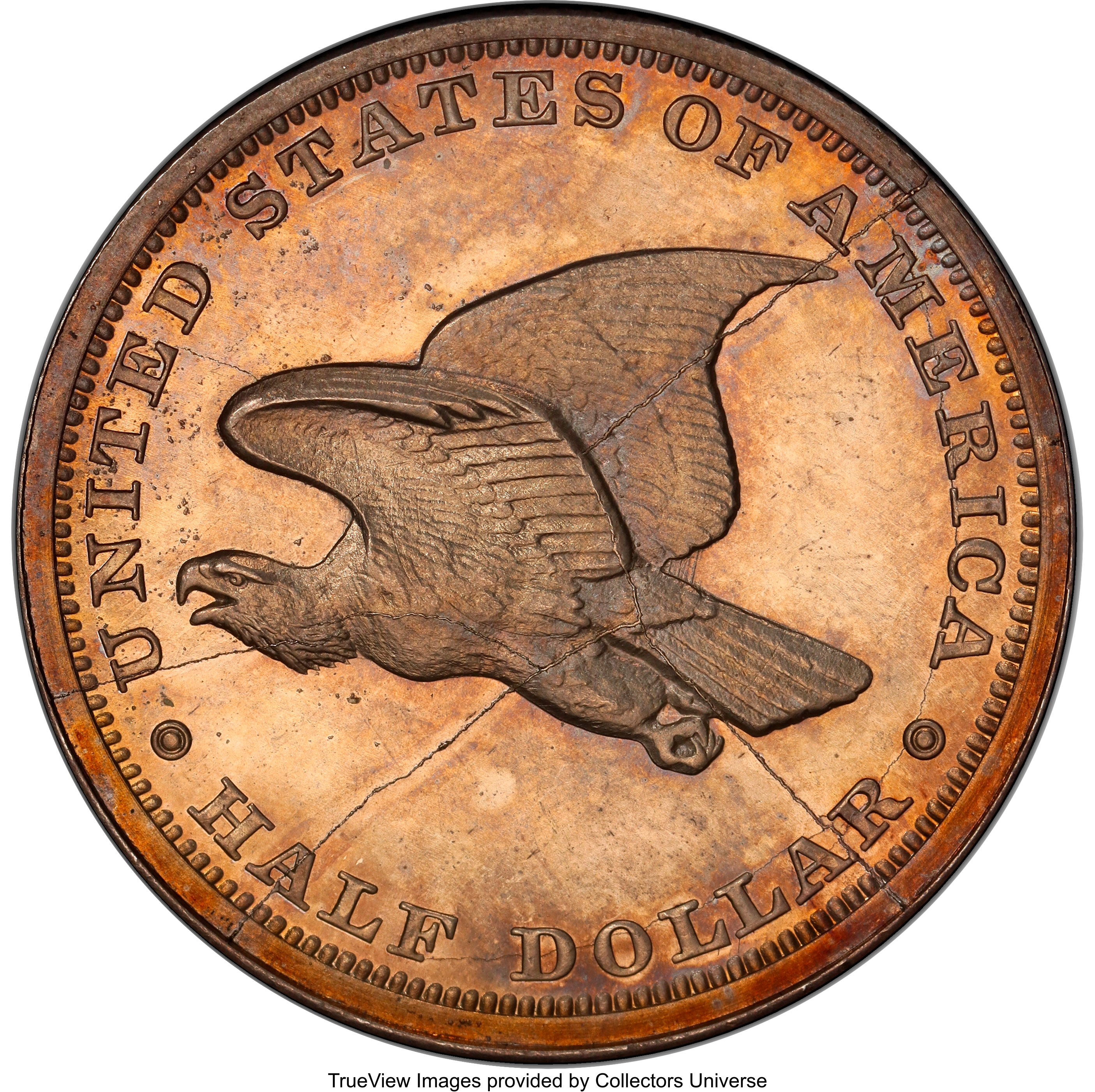 1839 P50c Restrike, Silver, J-100 PR66 thumbnail 2