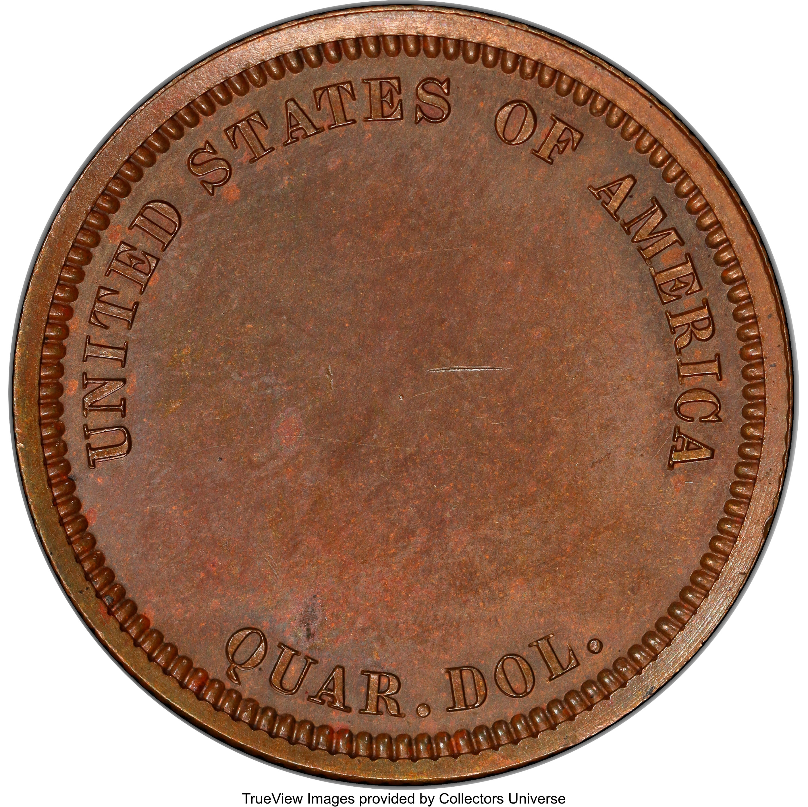 1857 P25c Copper, J-188 PR BN thumbnail 4