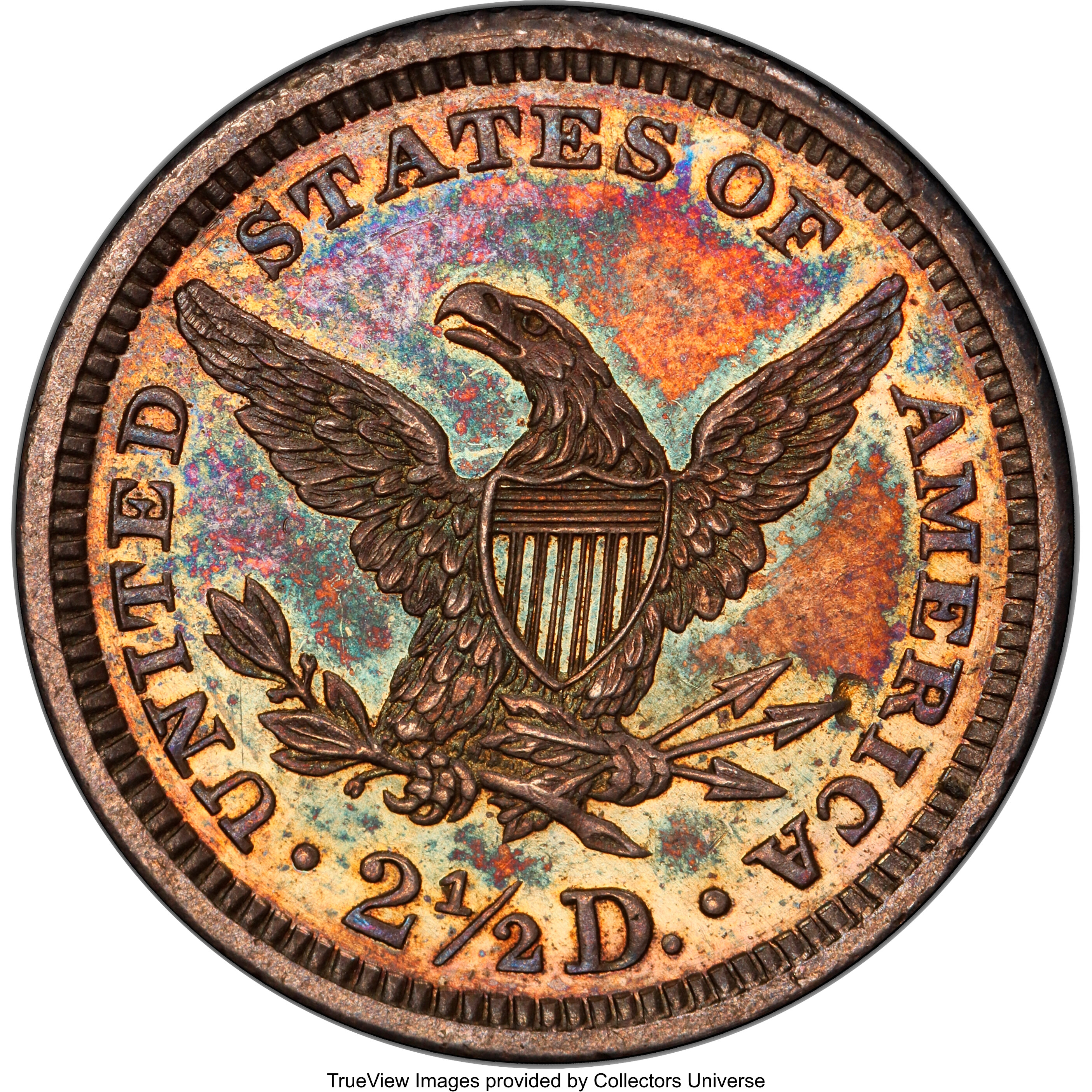 1861 P$2 Silver, J-281 PR thumbnail 4