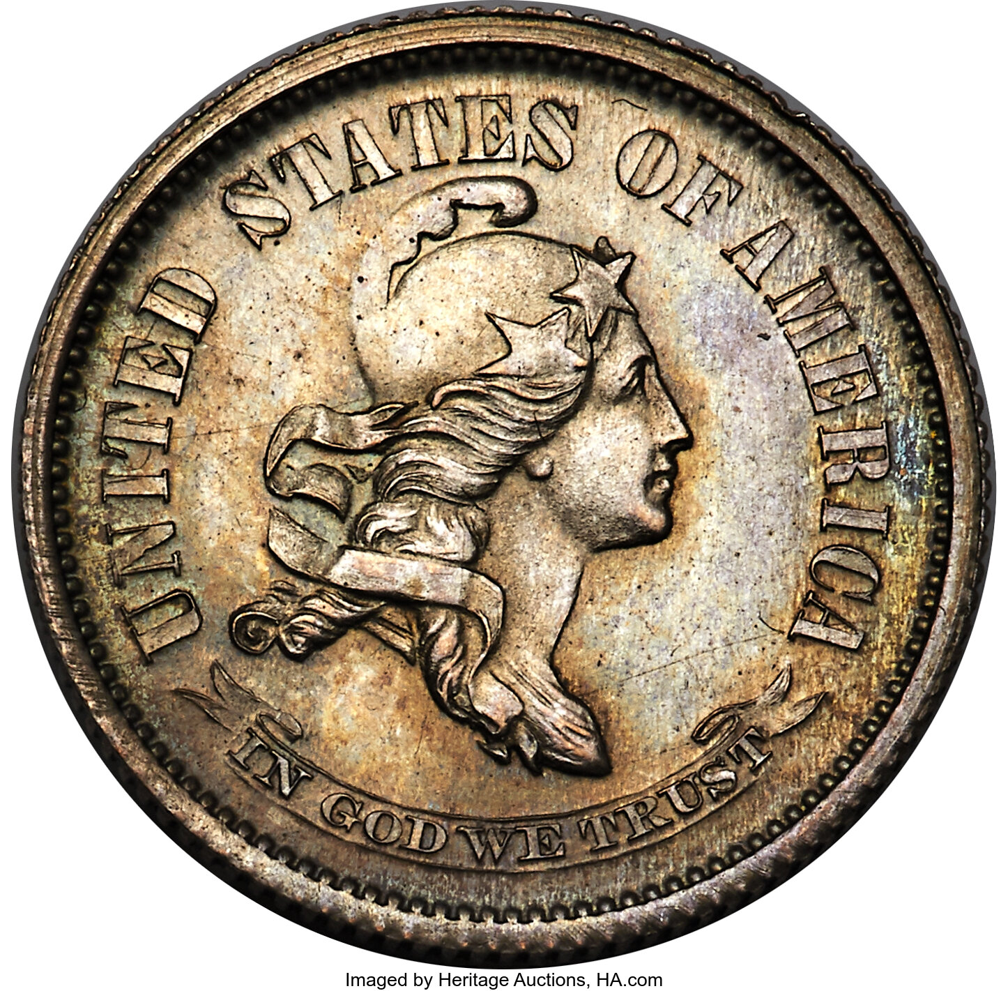 1869 P10c Silver, J-696 PR thumbnail 20