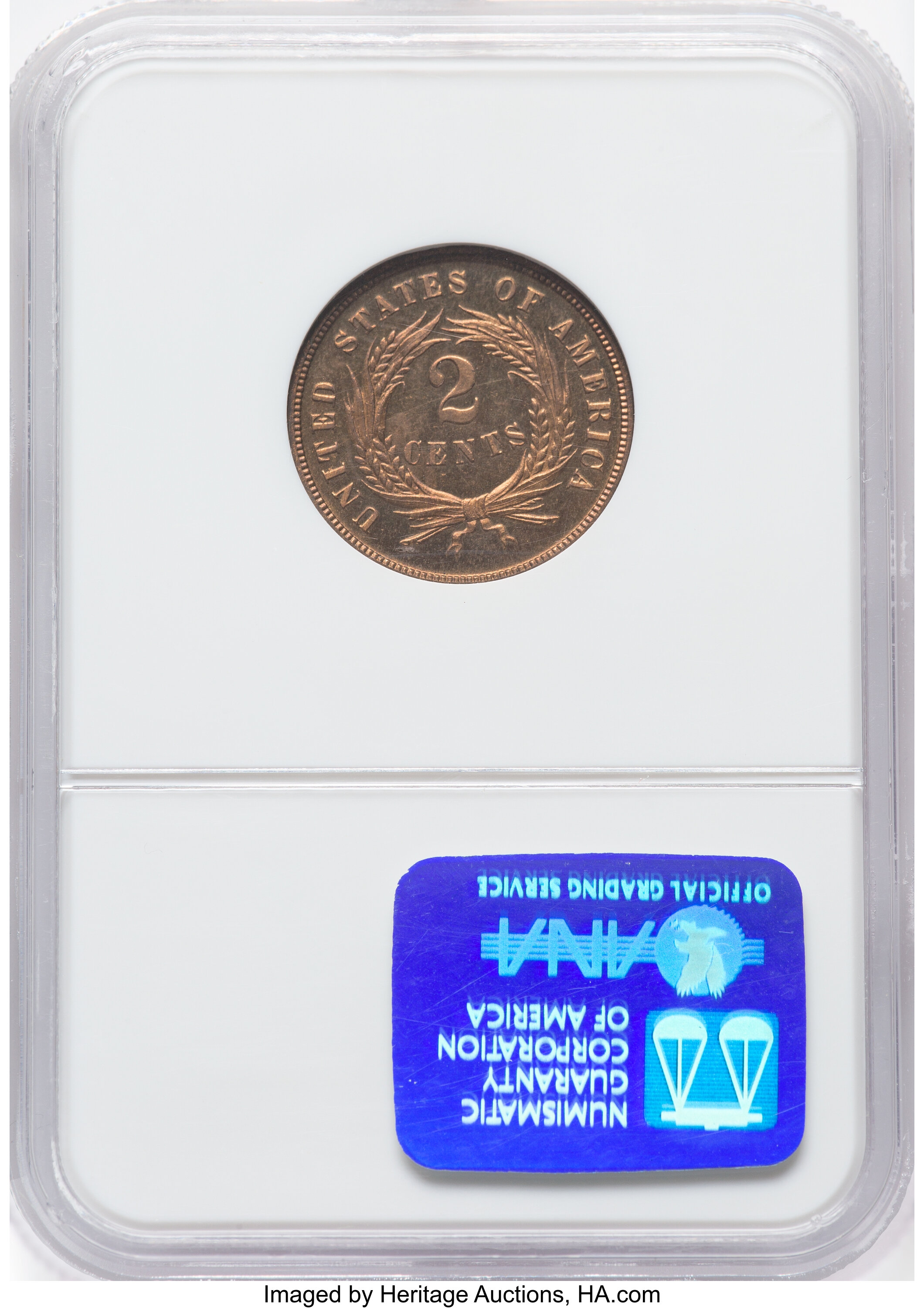 1869 2c PR RD PR65 RD thumbnail 2