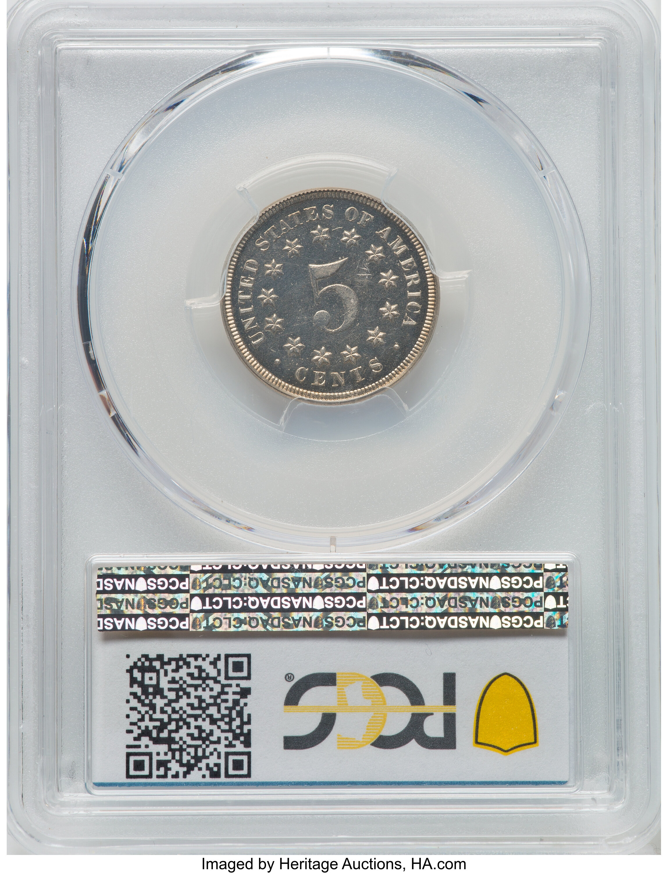 1868 5c PR CAM PR66 CAM thumbnail 17