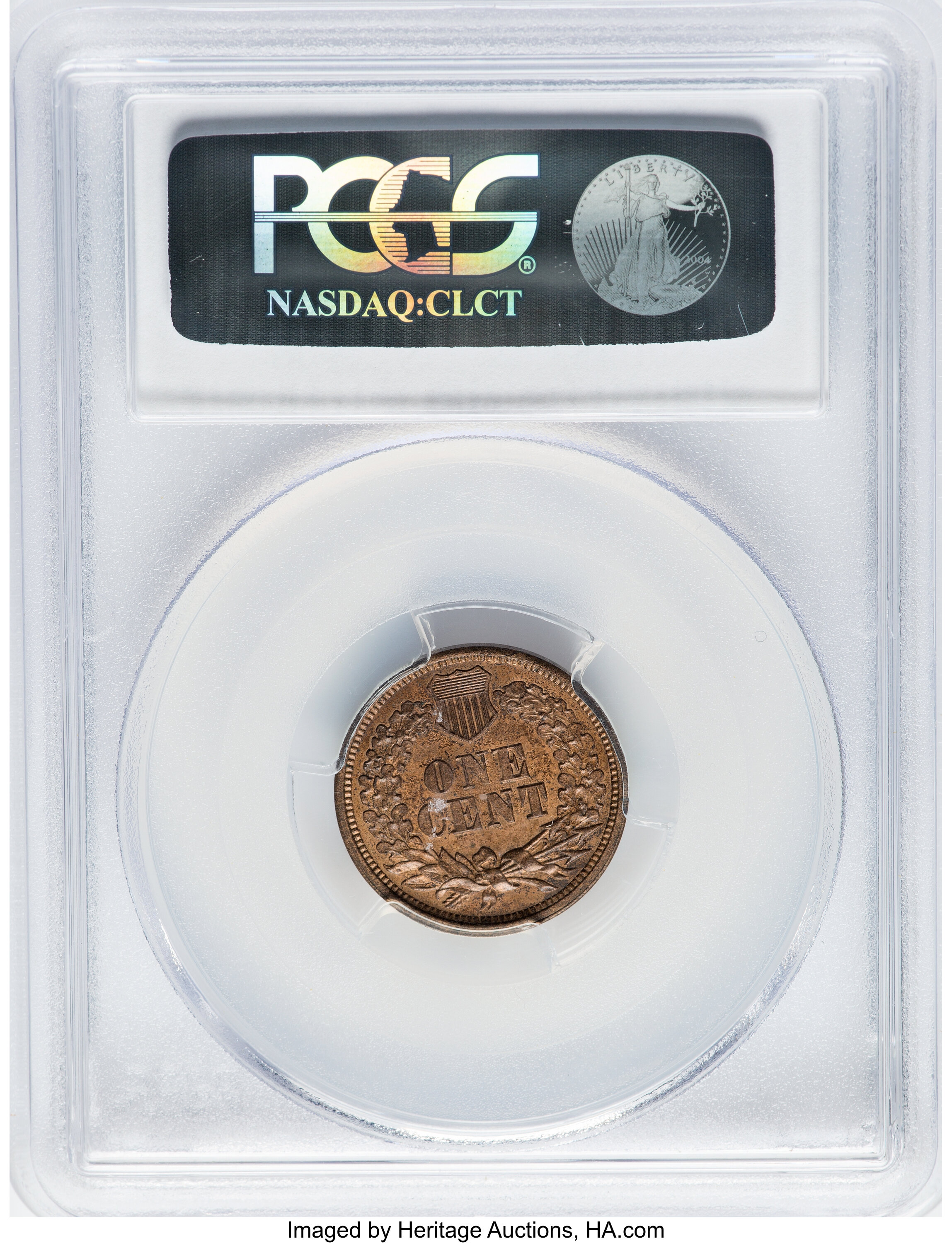 1863 P1c Copper, J-299 MS RB MS64 RB thumbnail 2