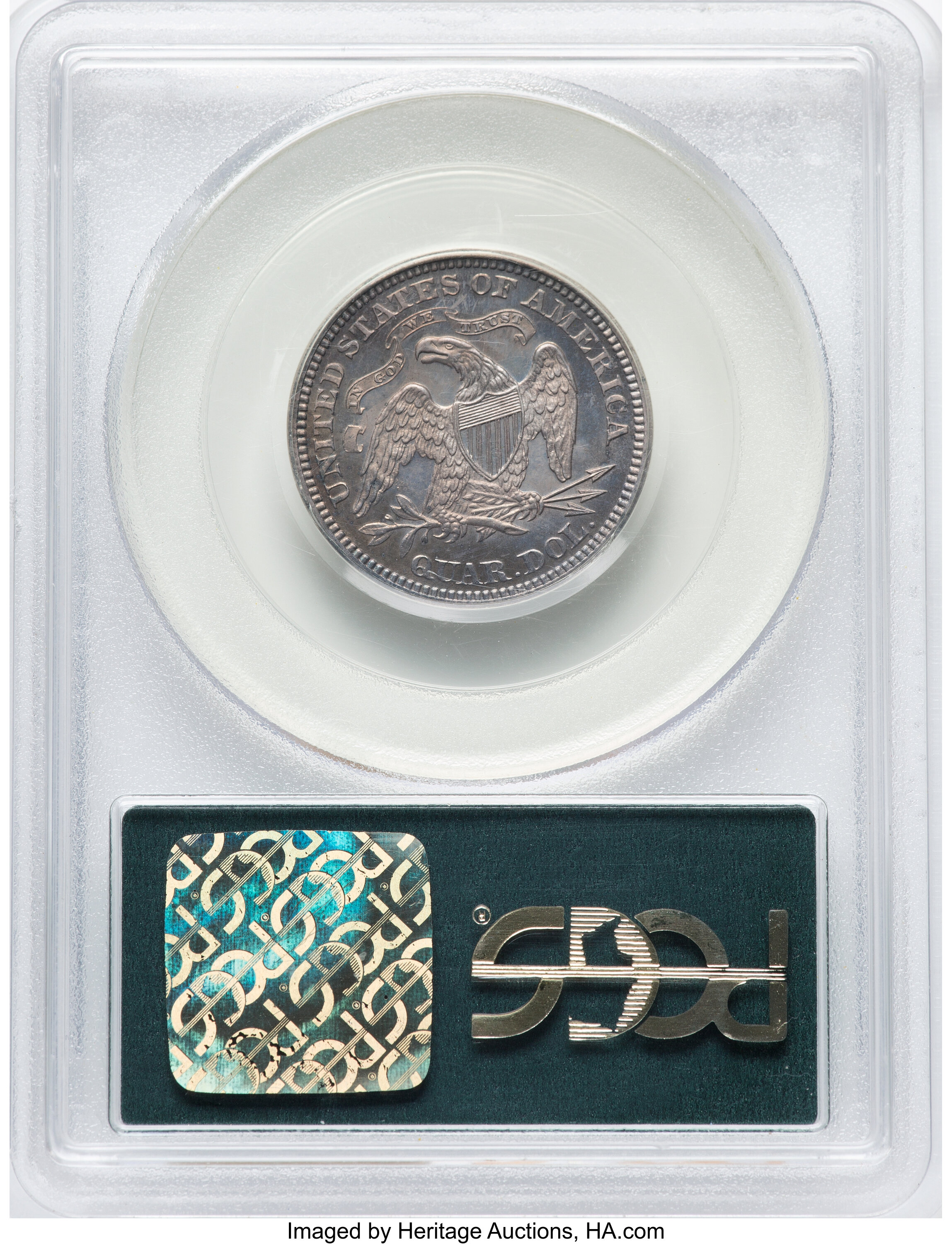 1870 P25c Silver, J-883 PR thumbnail 5