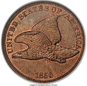 image for: 1856 1C Snow-9 PR66 NGC....