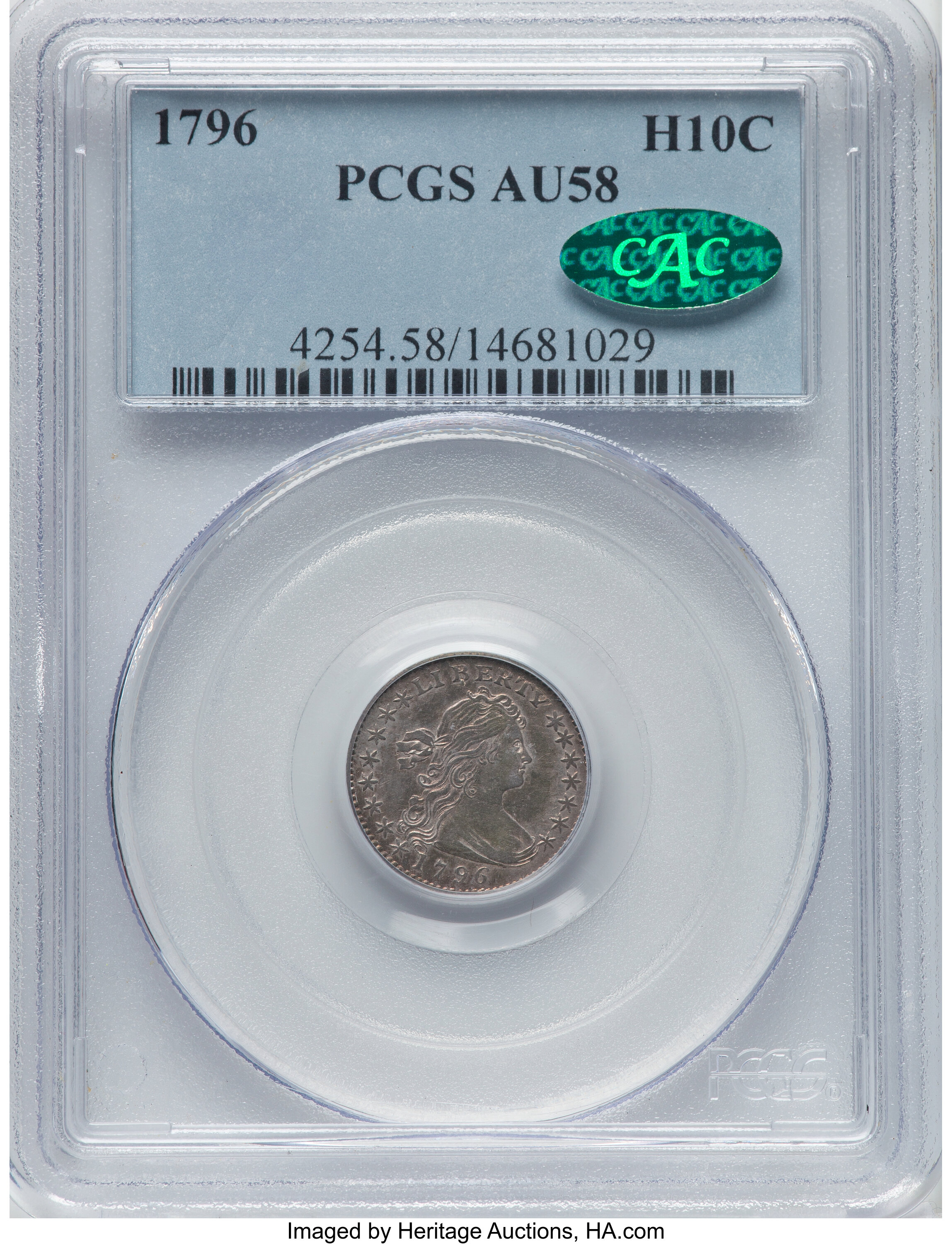 1796 H10c LIKERTY, LM-1 MS64 thumbnail 13