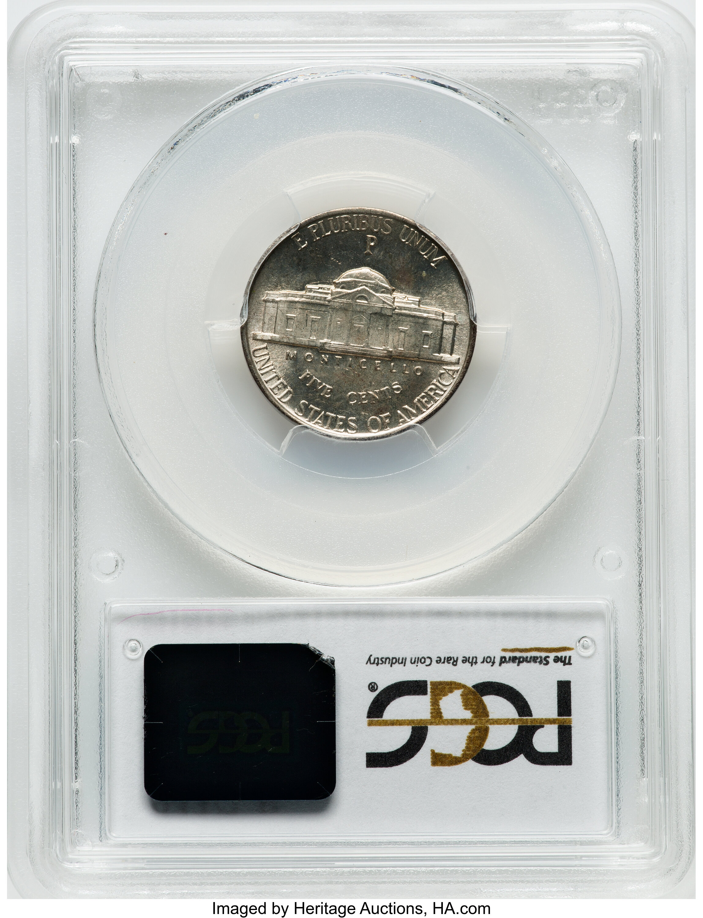 1943/2-P 5c Silver MS FS MS66 FS CAC thumbnail 2