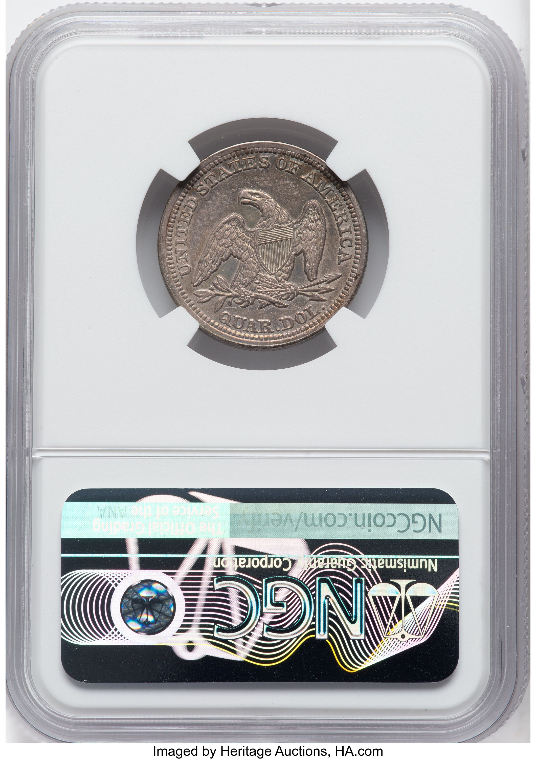 1853/53 25c No Arrows, Overdate, FS-301 MS thumbnail 17