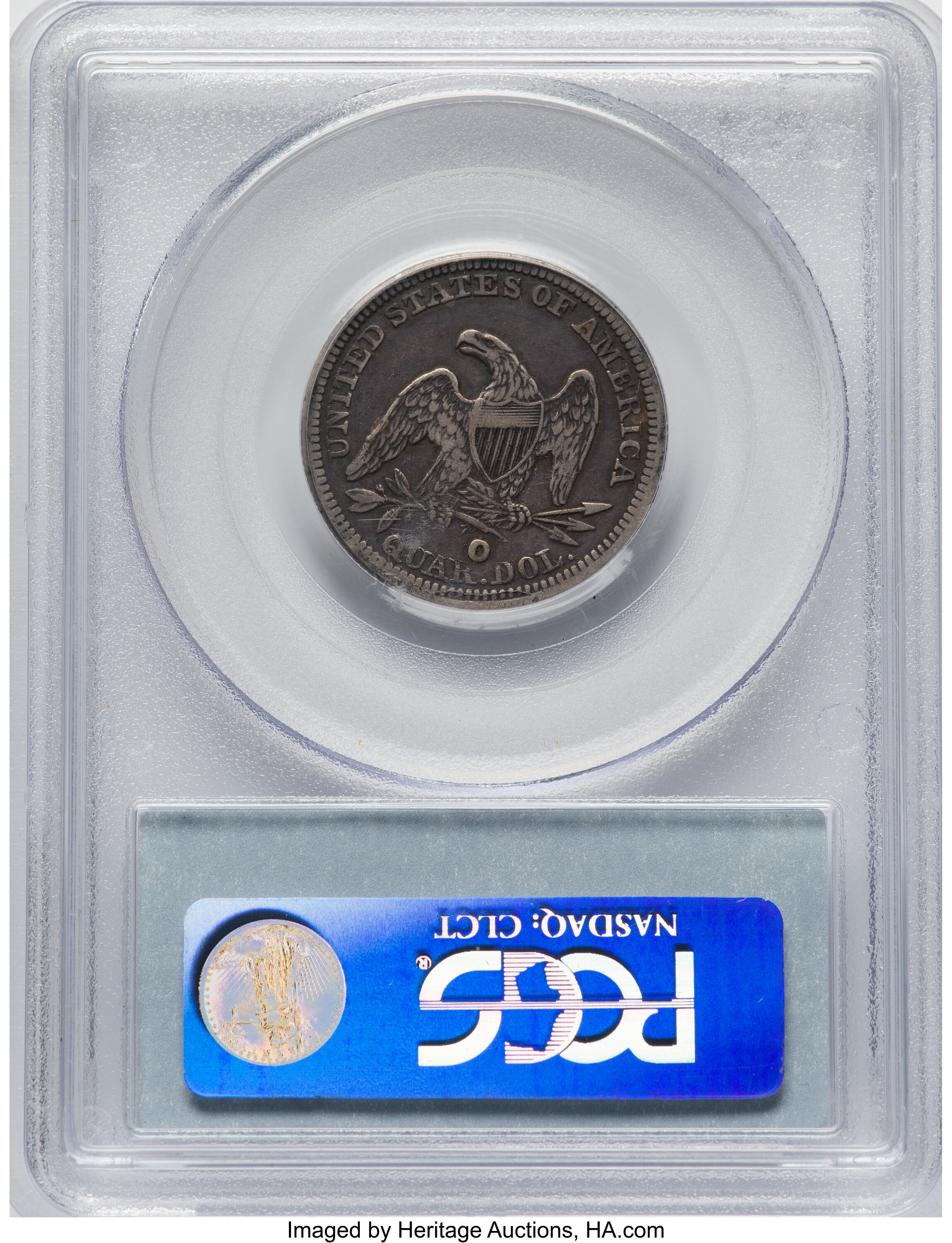 1854-O 25c Arrows, Huge O, FS-501 MS thumbnail 7