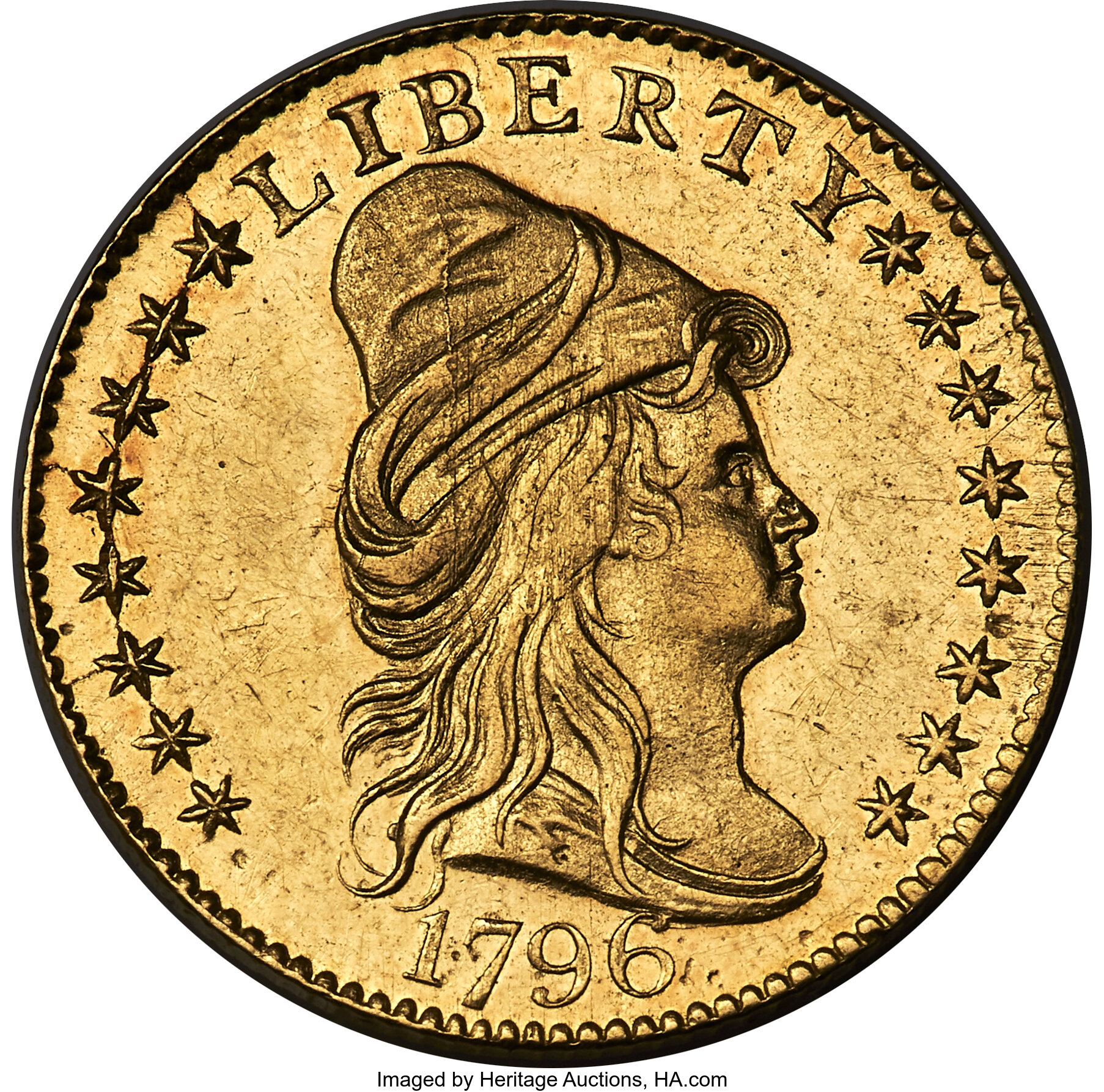 1796 $2 1/2 Stars Obverse XF40 thumbnail 26