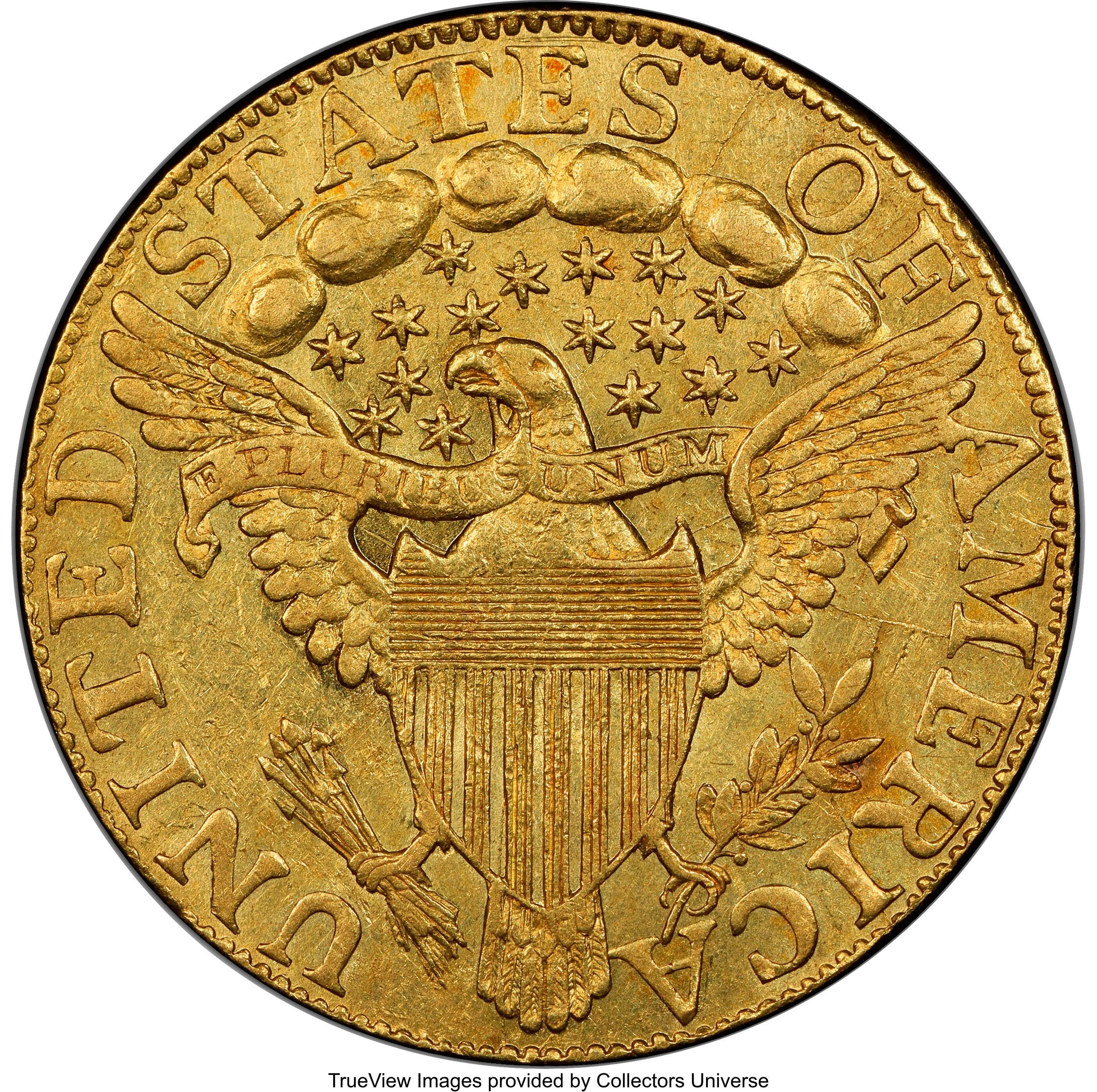 1797/5 $5  Large Eagle, BD-7 AU53 thumbnail 2