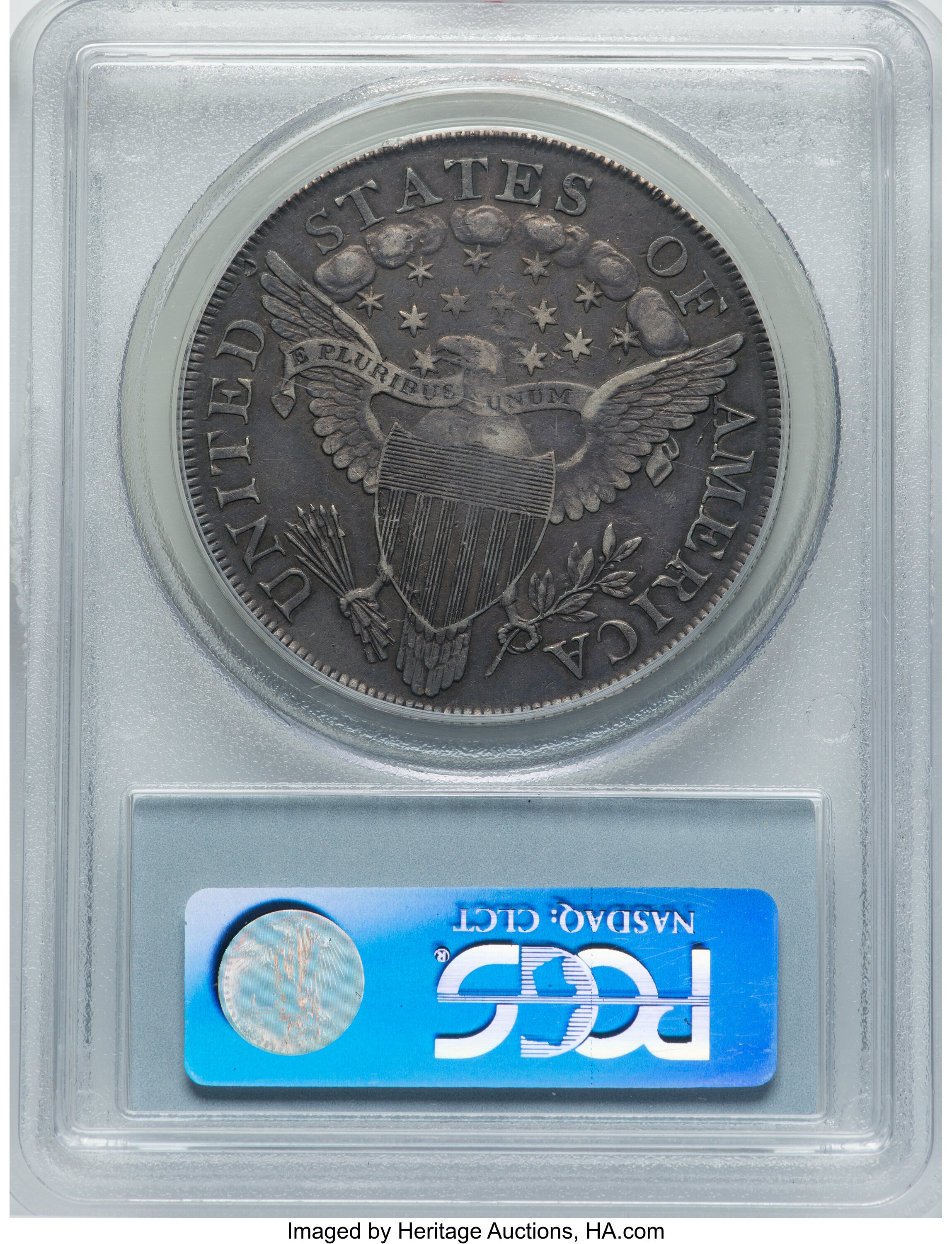 1799 $1  7x6 Stars, B-21, BB-169 AU58 thumbnail 10