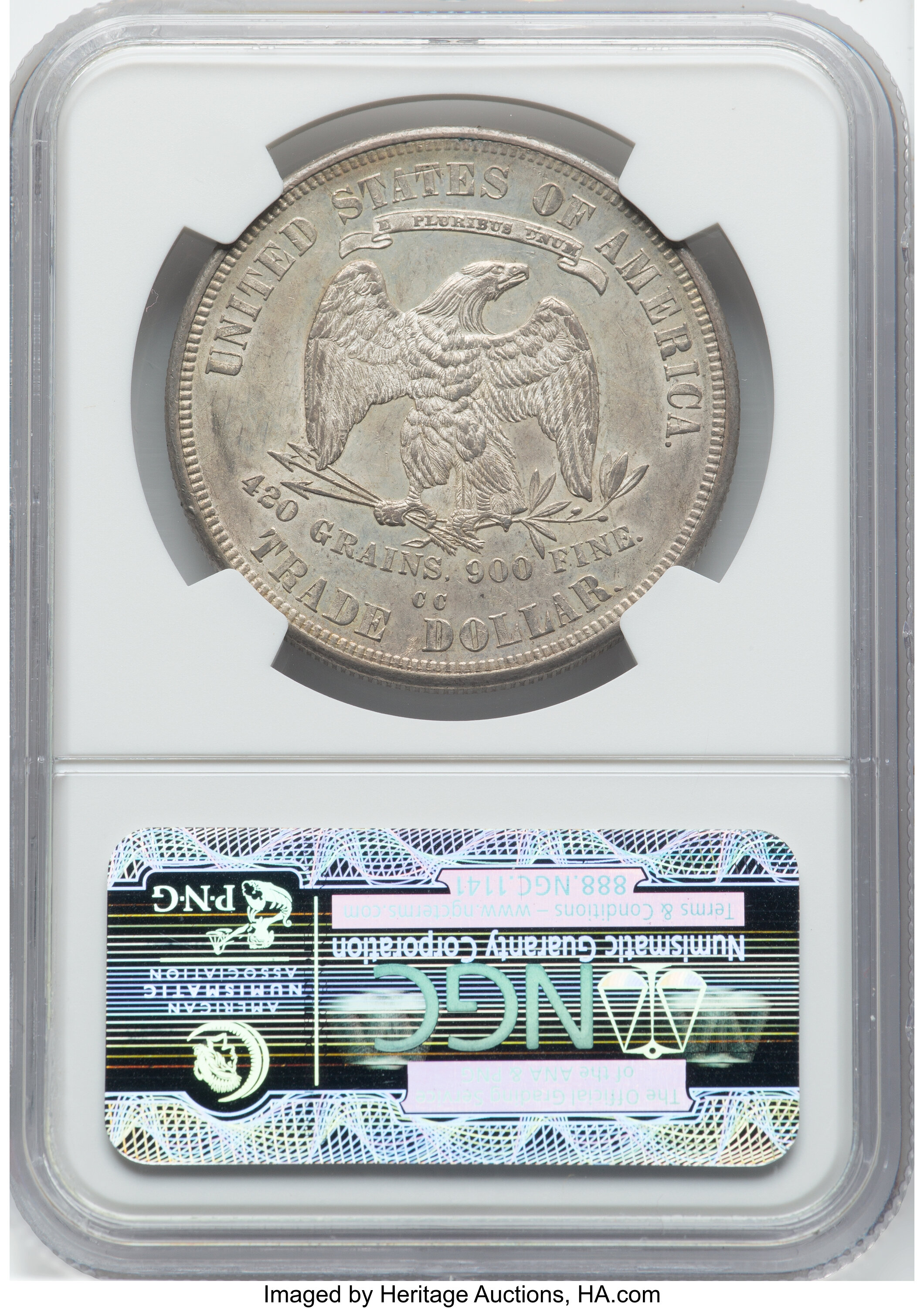 1876-CC Trade$ Obverse I, Reverse II AG2 thumbnail 21