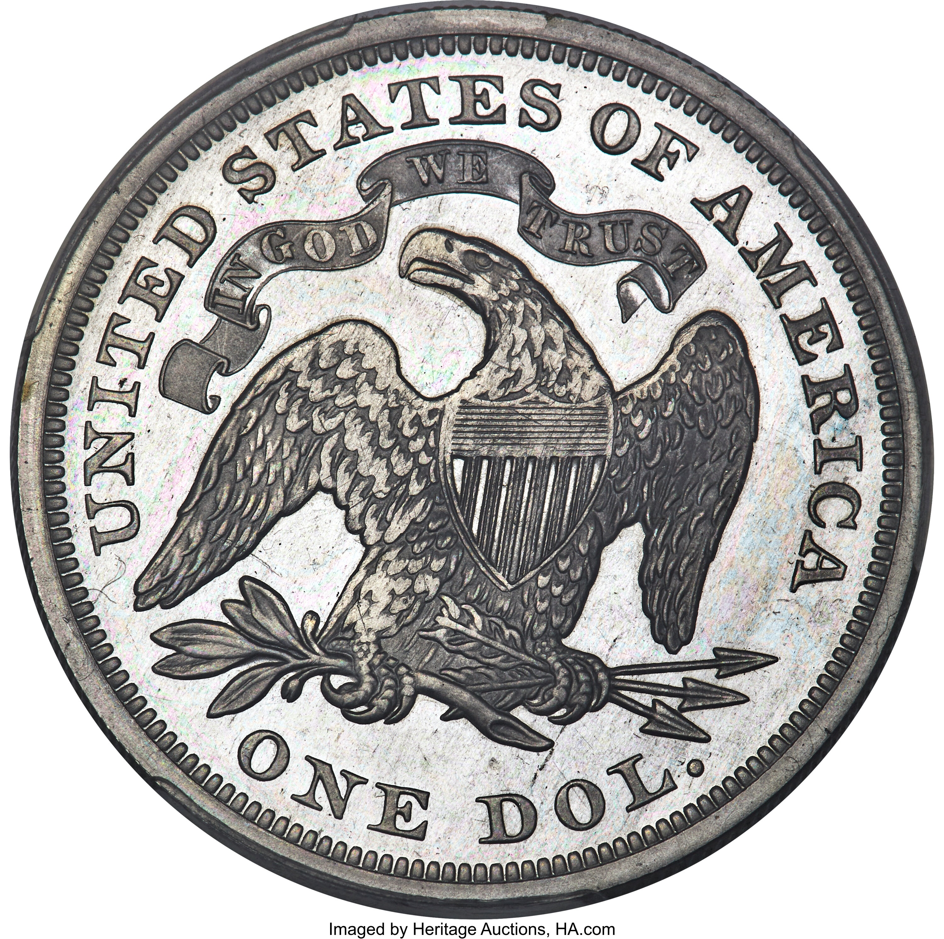 1869 P$1 Aluminum, J-764 PR CAM thumbnail 6
