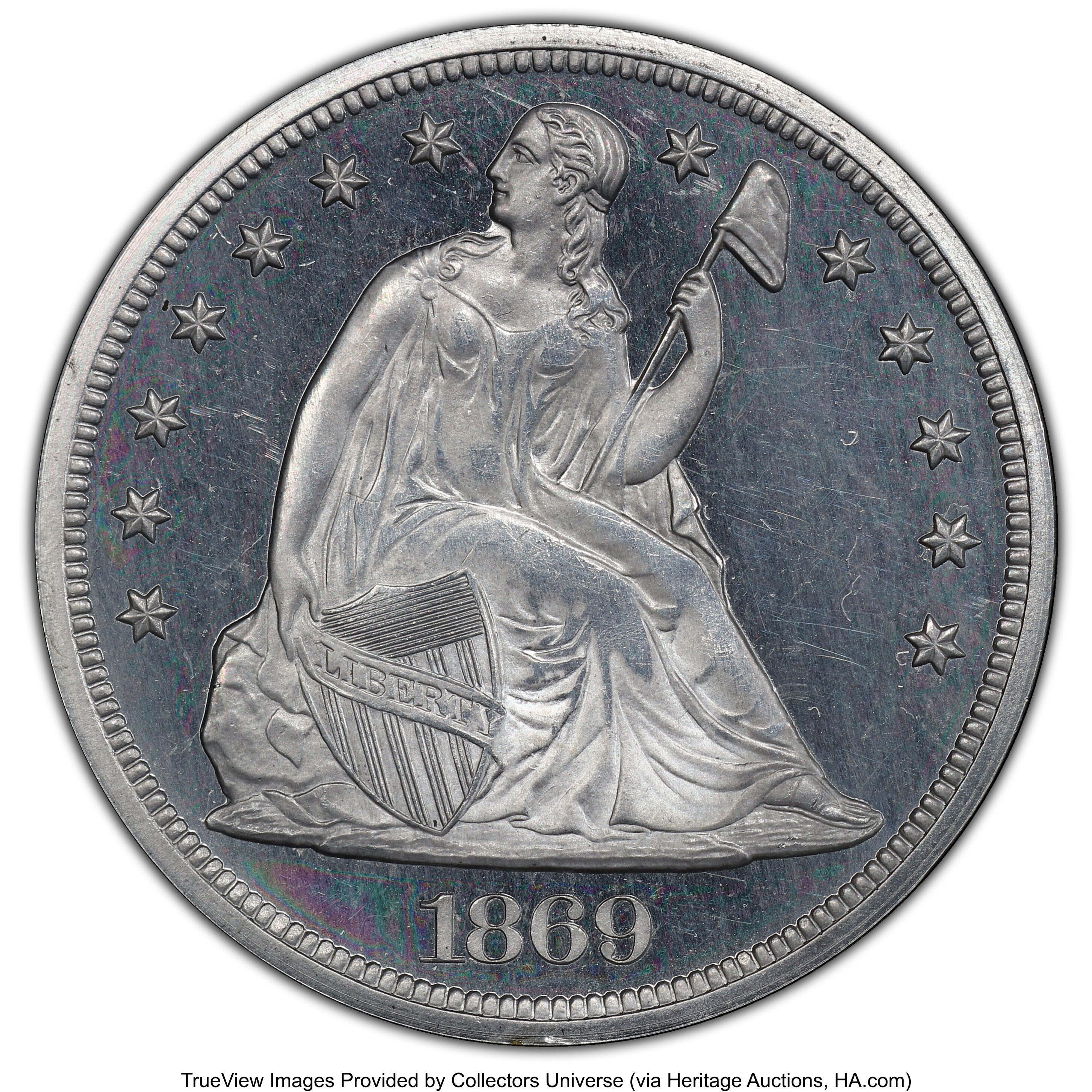 1869 P$1 Aluminum, J-764 PR CAM thumbnail 7