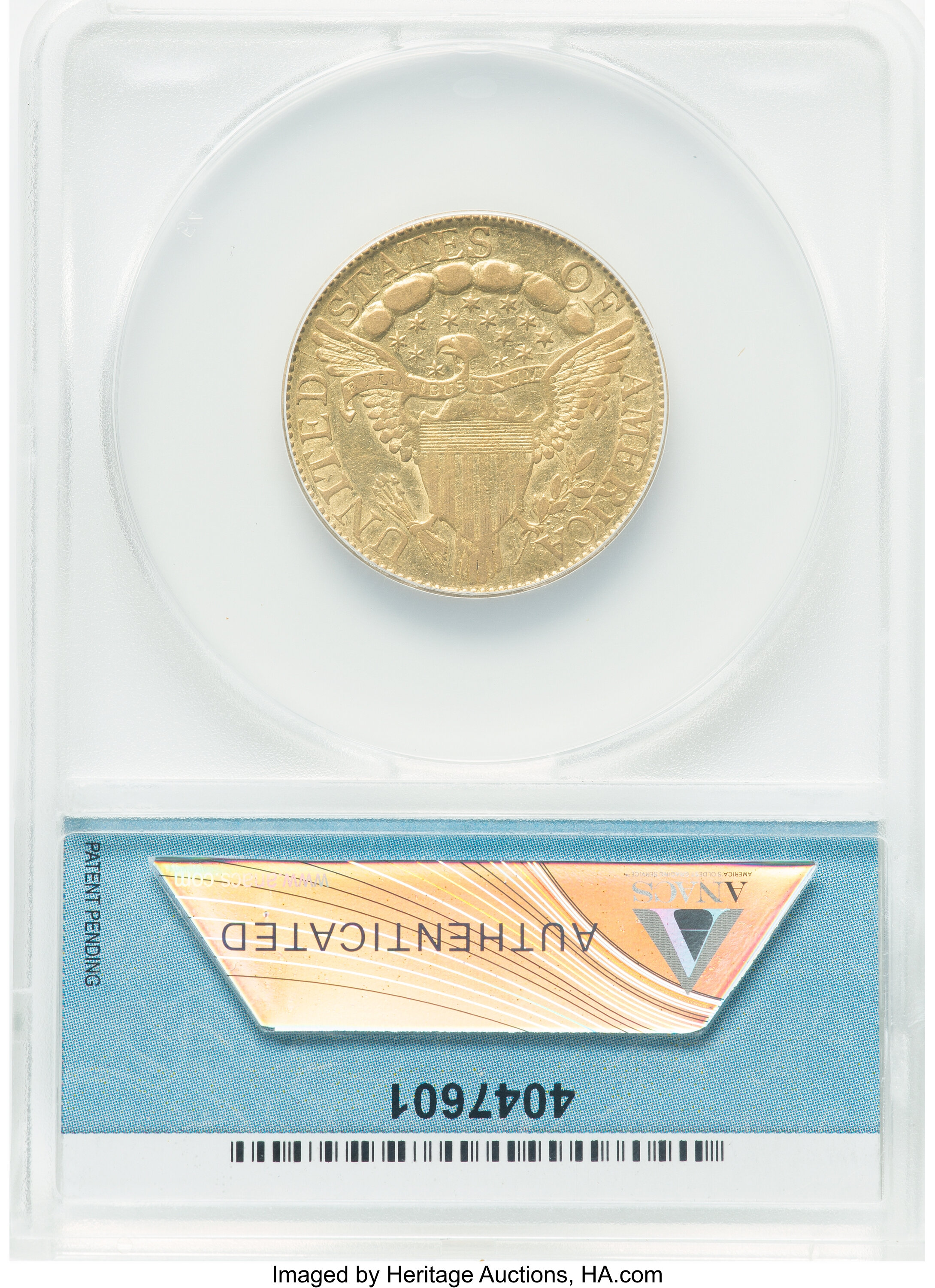 1798 $5  Large Eagle, Large 8, 13 Stars, BD-2 F12 thumbnail 4