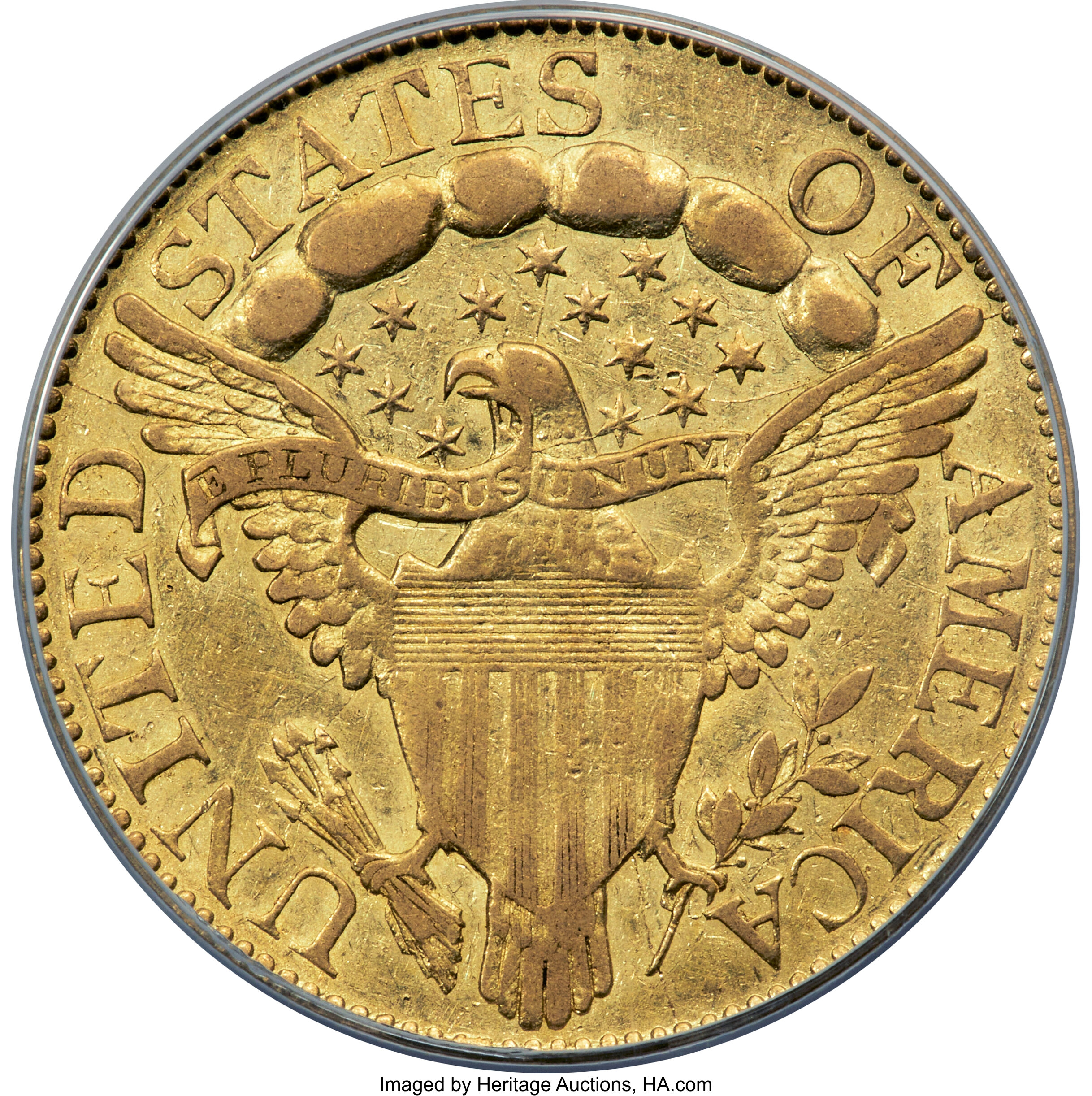1798 $5  Large Eagle, Large 8, 13 Stars, BD-2 F12 thumbnail 5