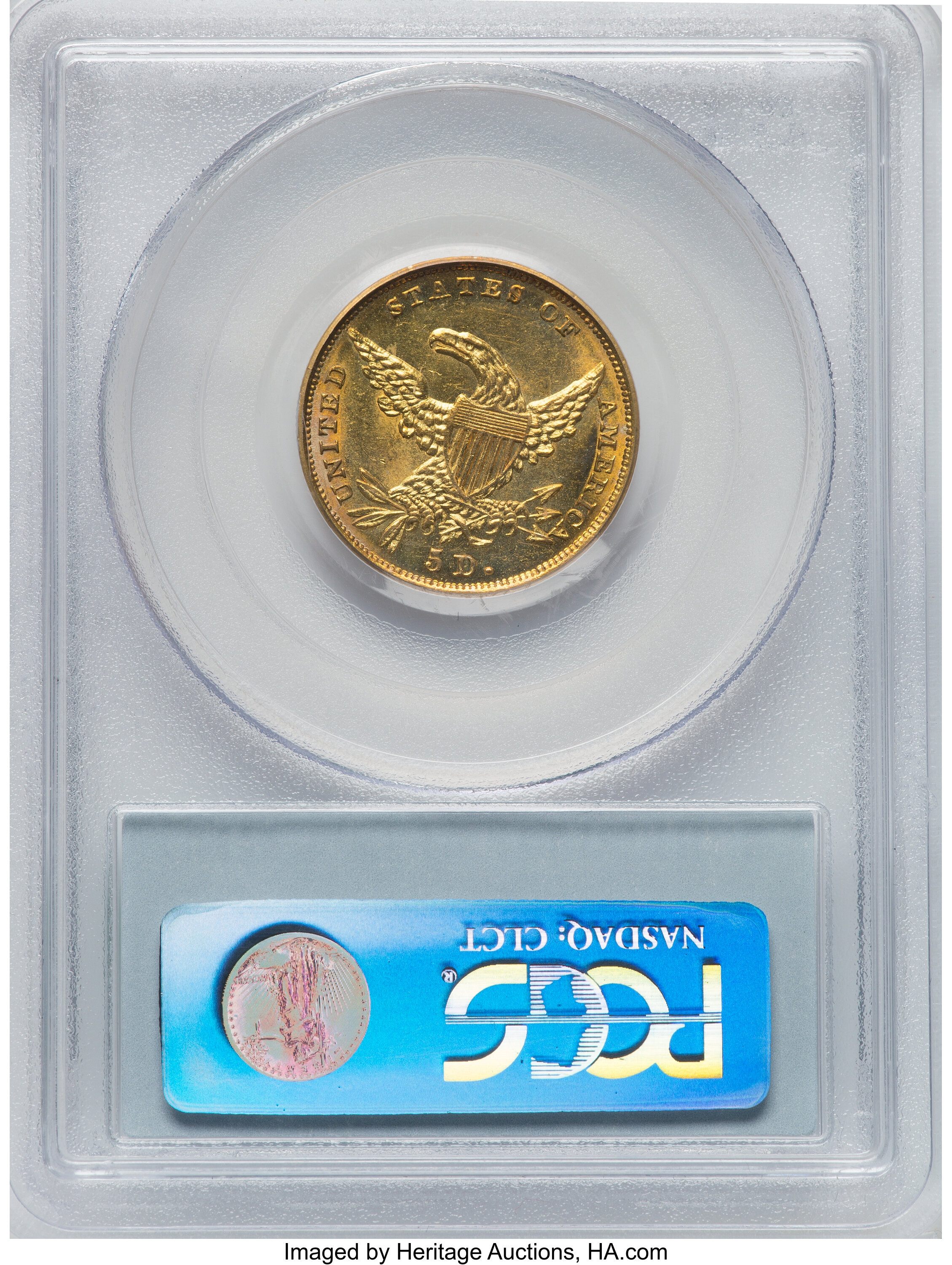 1834 $5  Classic Head, Plain 4, HM-1 MS thumbnail 17