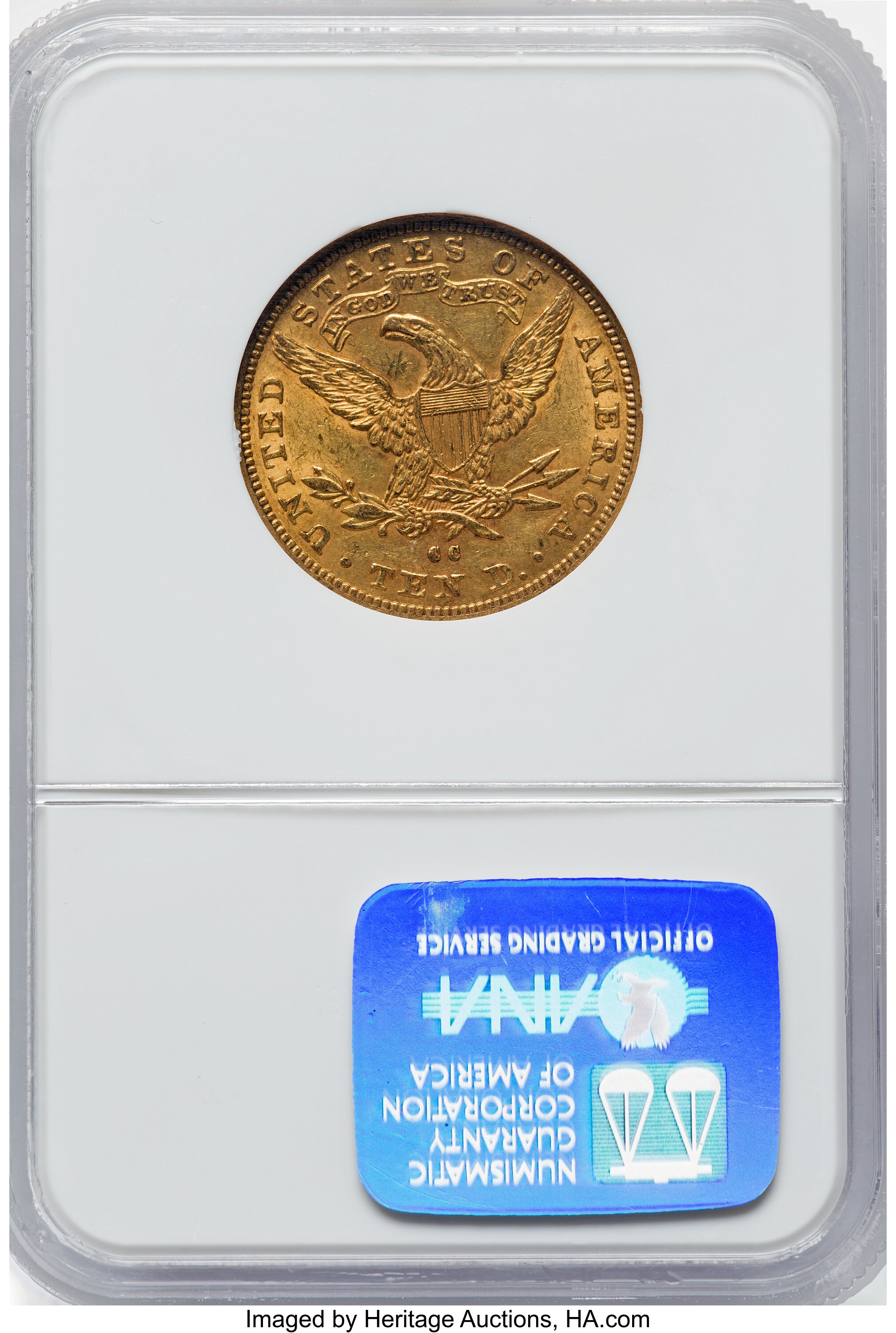 1892-CC $10  Tripled Die Reverse, FS-801 VF30 thumbnail 12